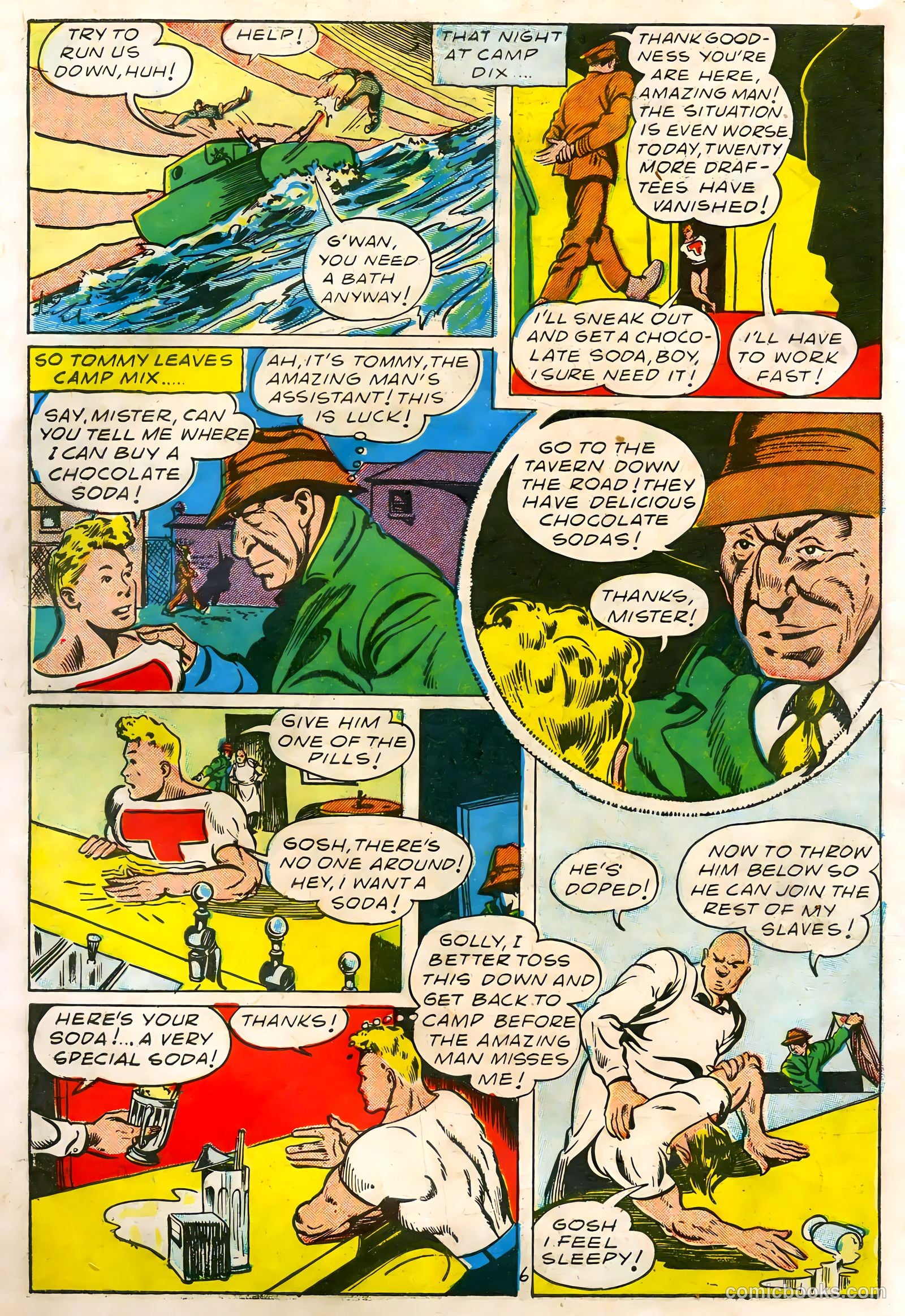 Amazing Man Comics #6 (1941) — page 8 of 69