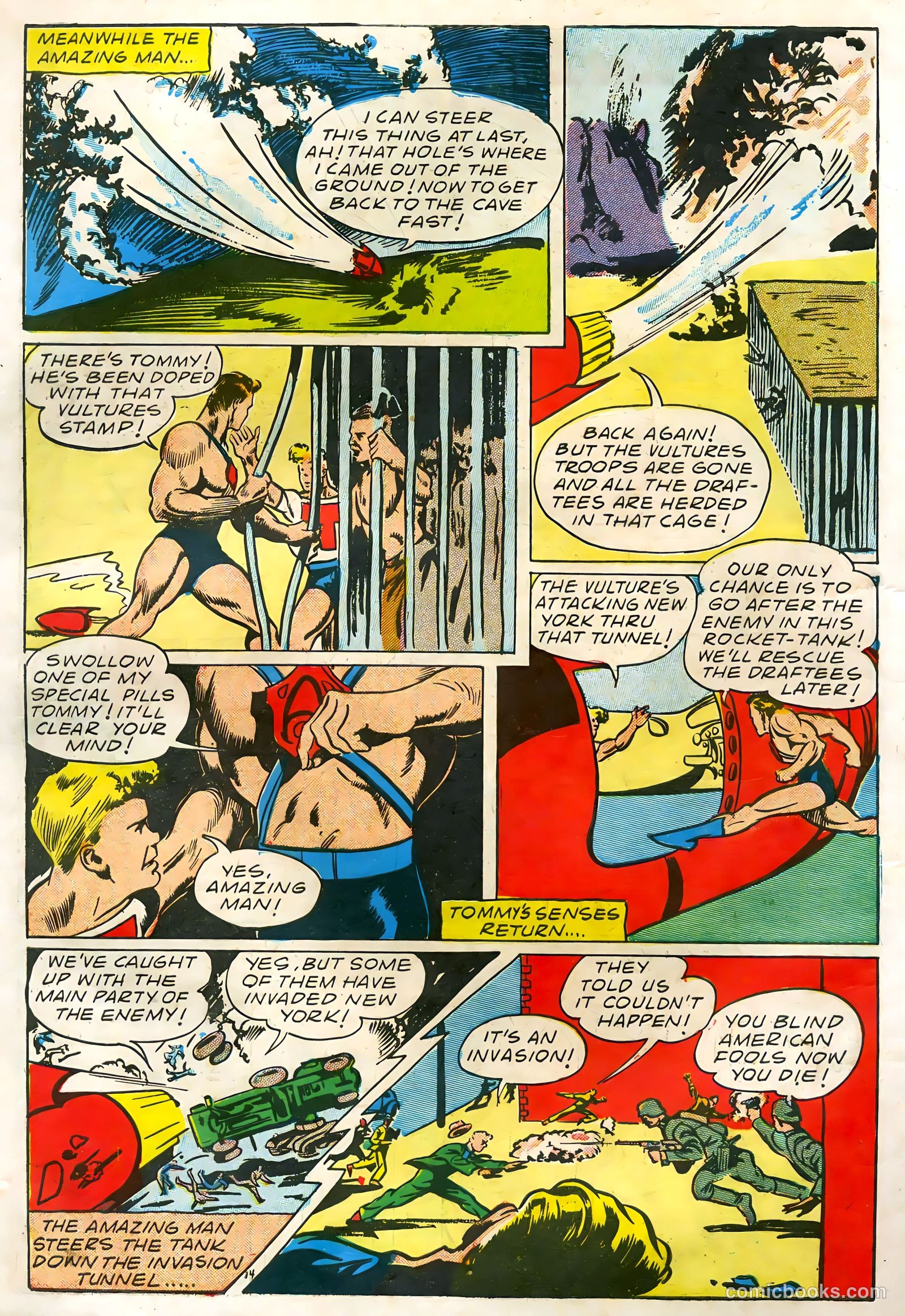 Amazing Man Comics #6 (1941) — page 16 of 69