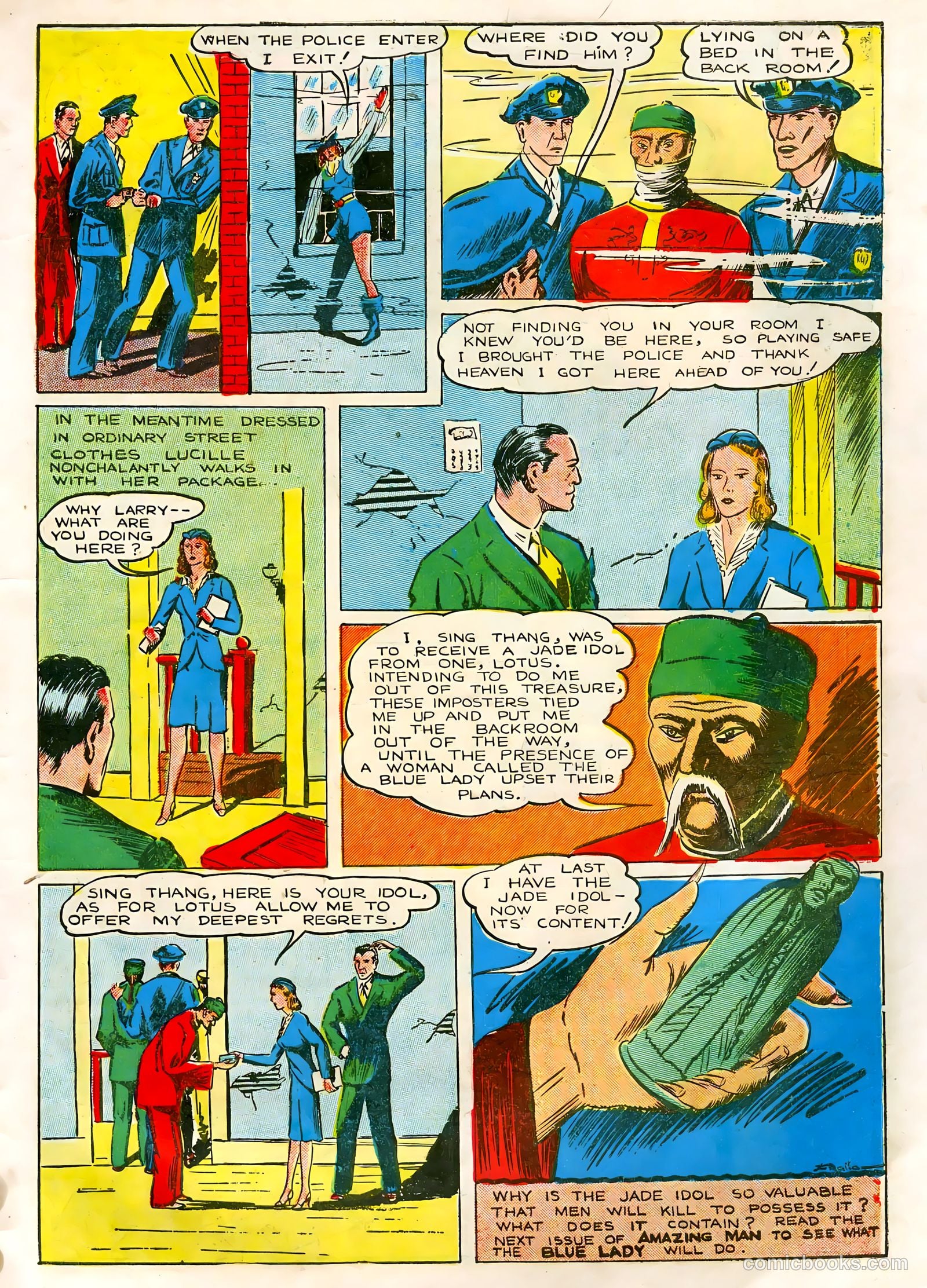 Amazing Man Comics #6 (1941) — page 59 of 69