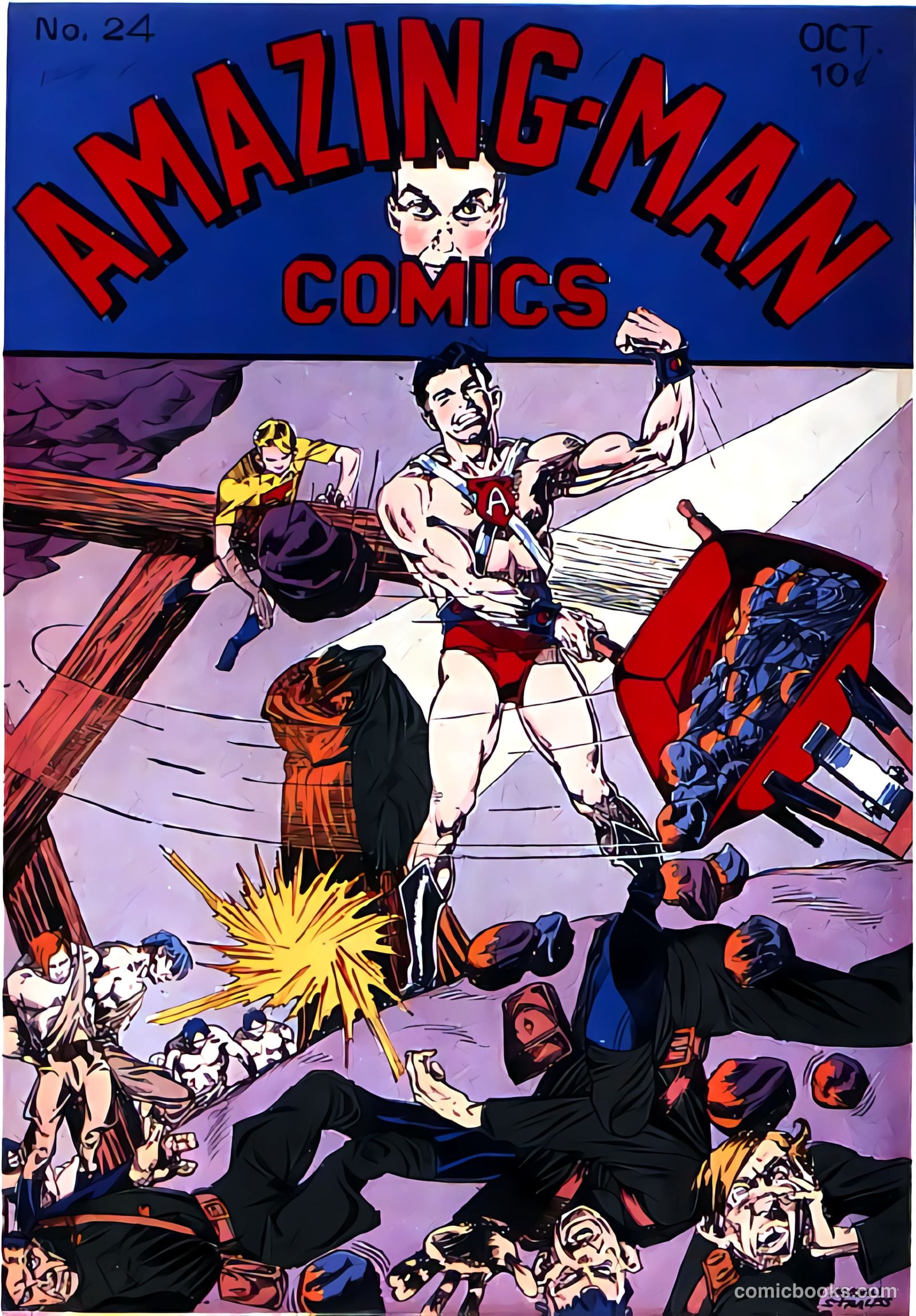 Amazing Man Comics #6 (1941) — page 69 of 69