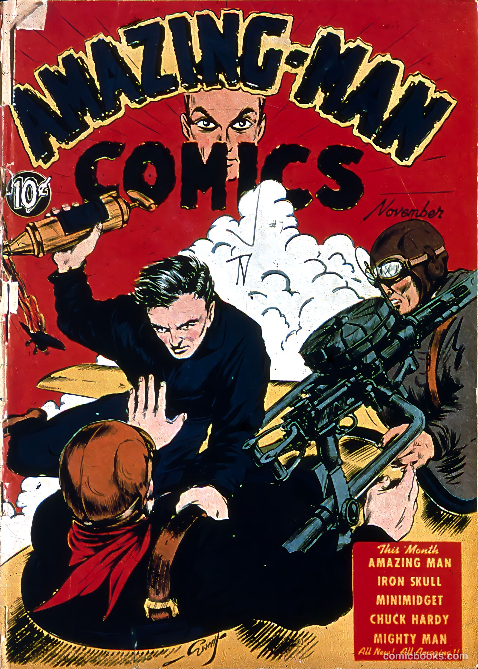 Amazing Man Comics #7