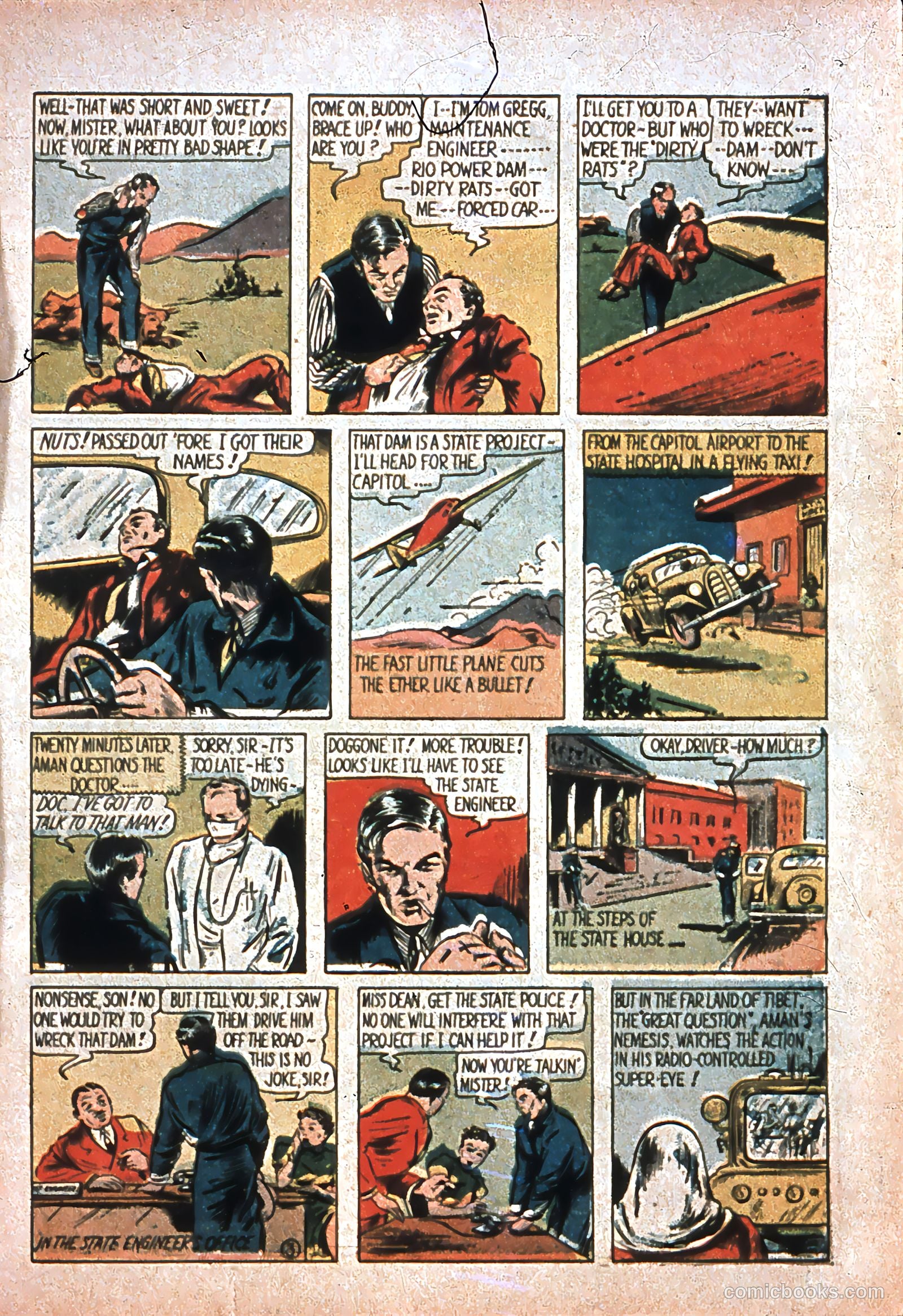 Amazing Man Comics #7 (1939) — page 6 of 70