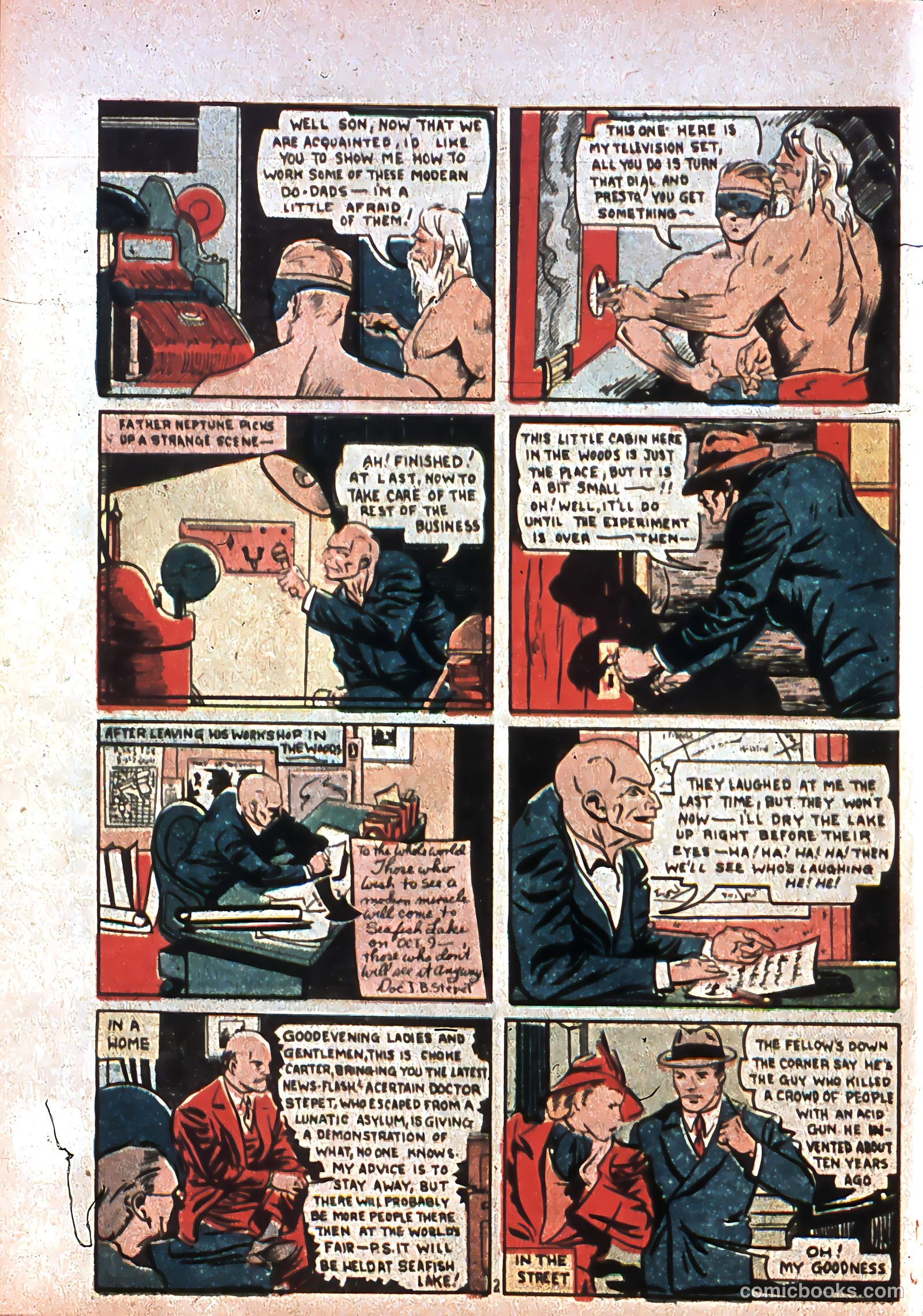 Amazing Man Comics #7 (1939) — page 61 of 70