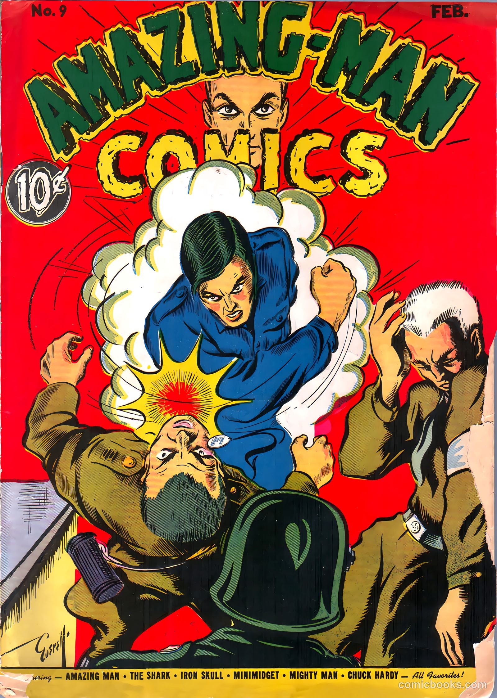 Amazing Man Comics #9