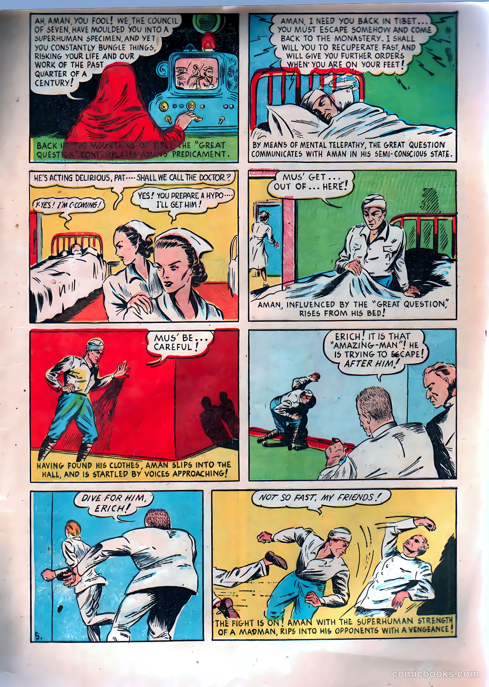 Amazing Man Comics #9 (1940) — page 8 of 69