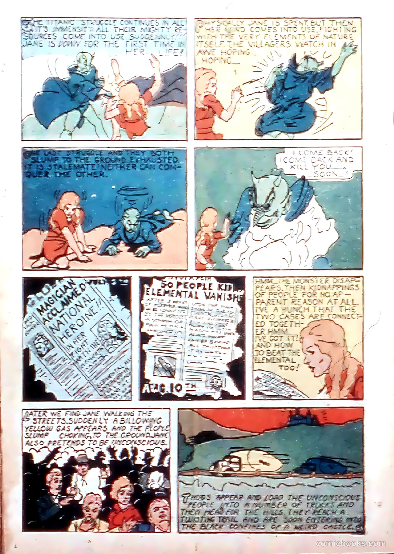 Amazing Man Comics #9 (1940) — page 34 of 69