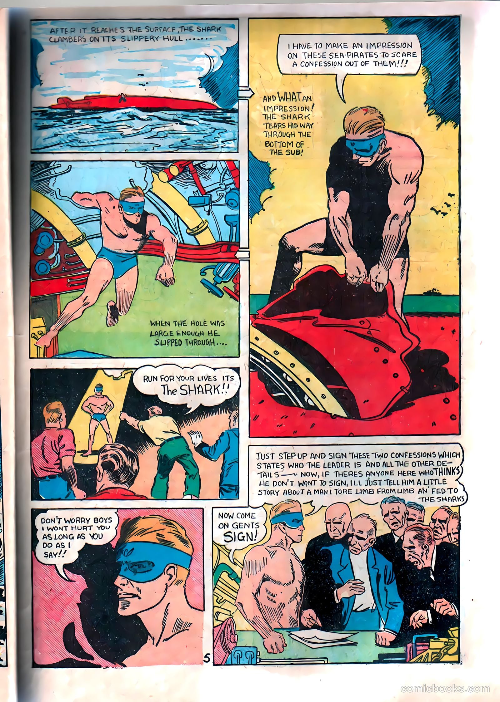 Amazing Man Comics #9 (1940) — page 64 of 69