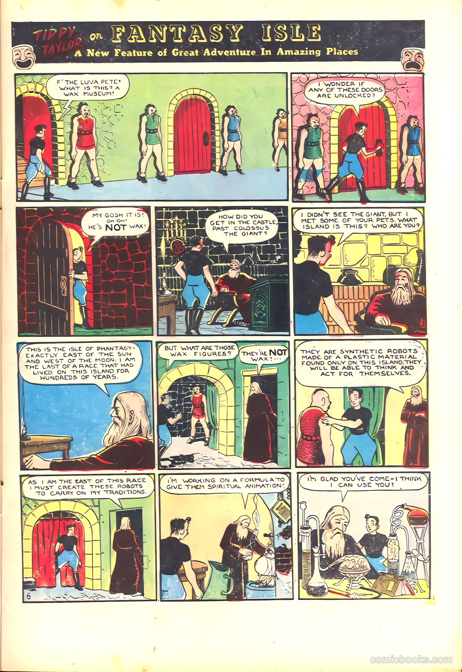 Amazing Mystery Funnies #1 (1938) — page 29 of 68