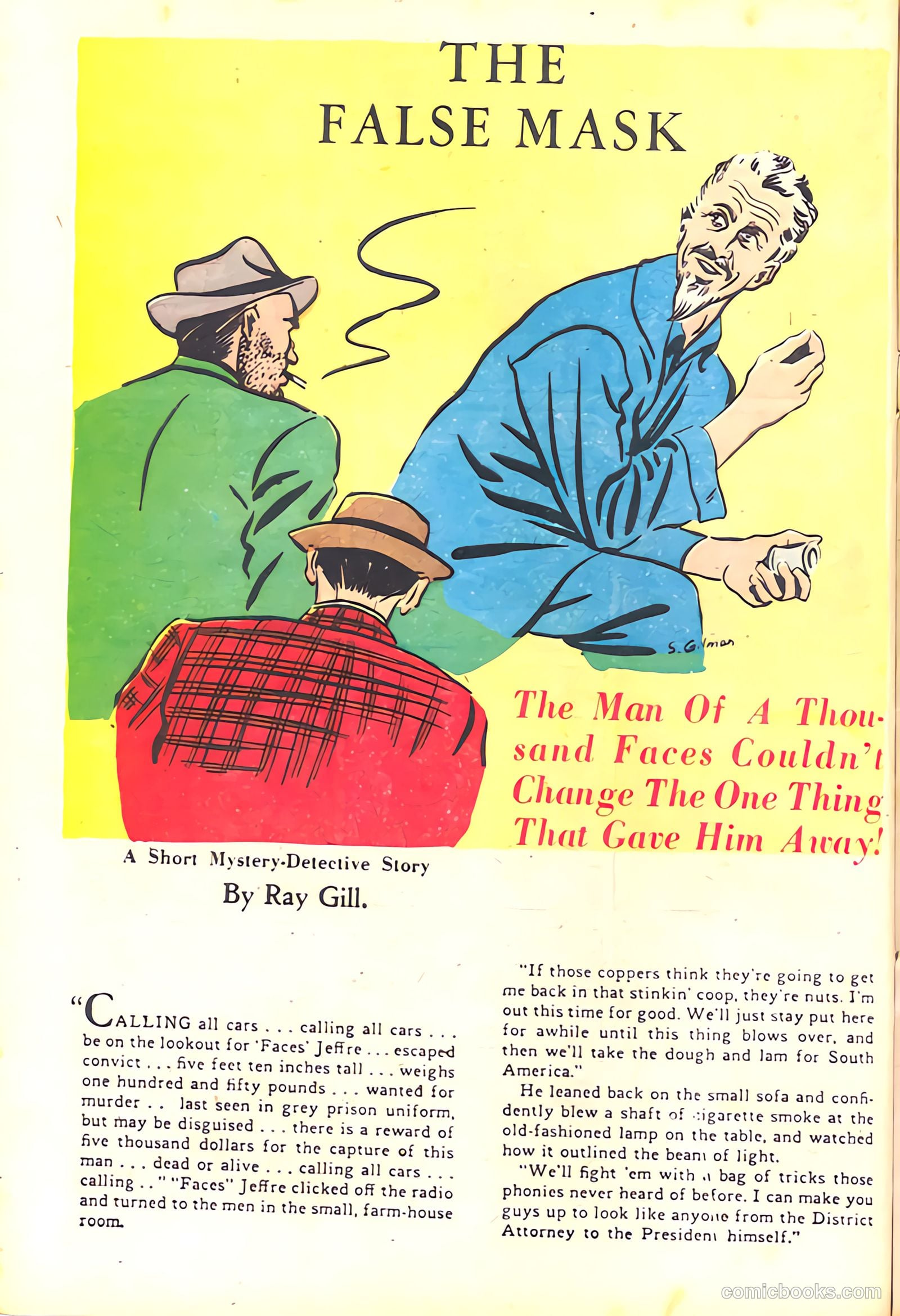 Amazing Mystery Funnies #1 (1938) — page 32 of 68
