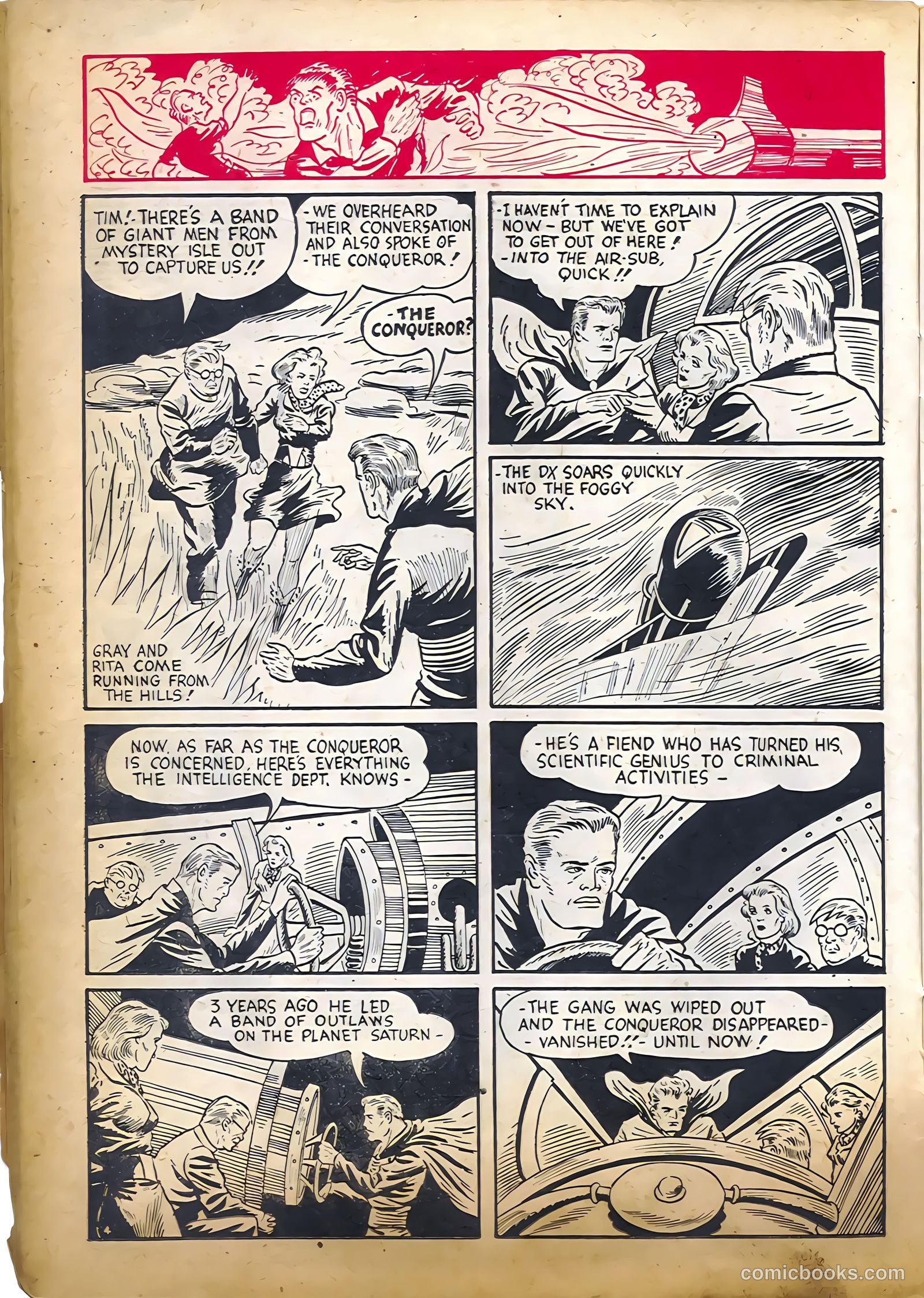 Amazing Mystery Funnies #11 (1939) — page 22 of 52