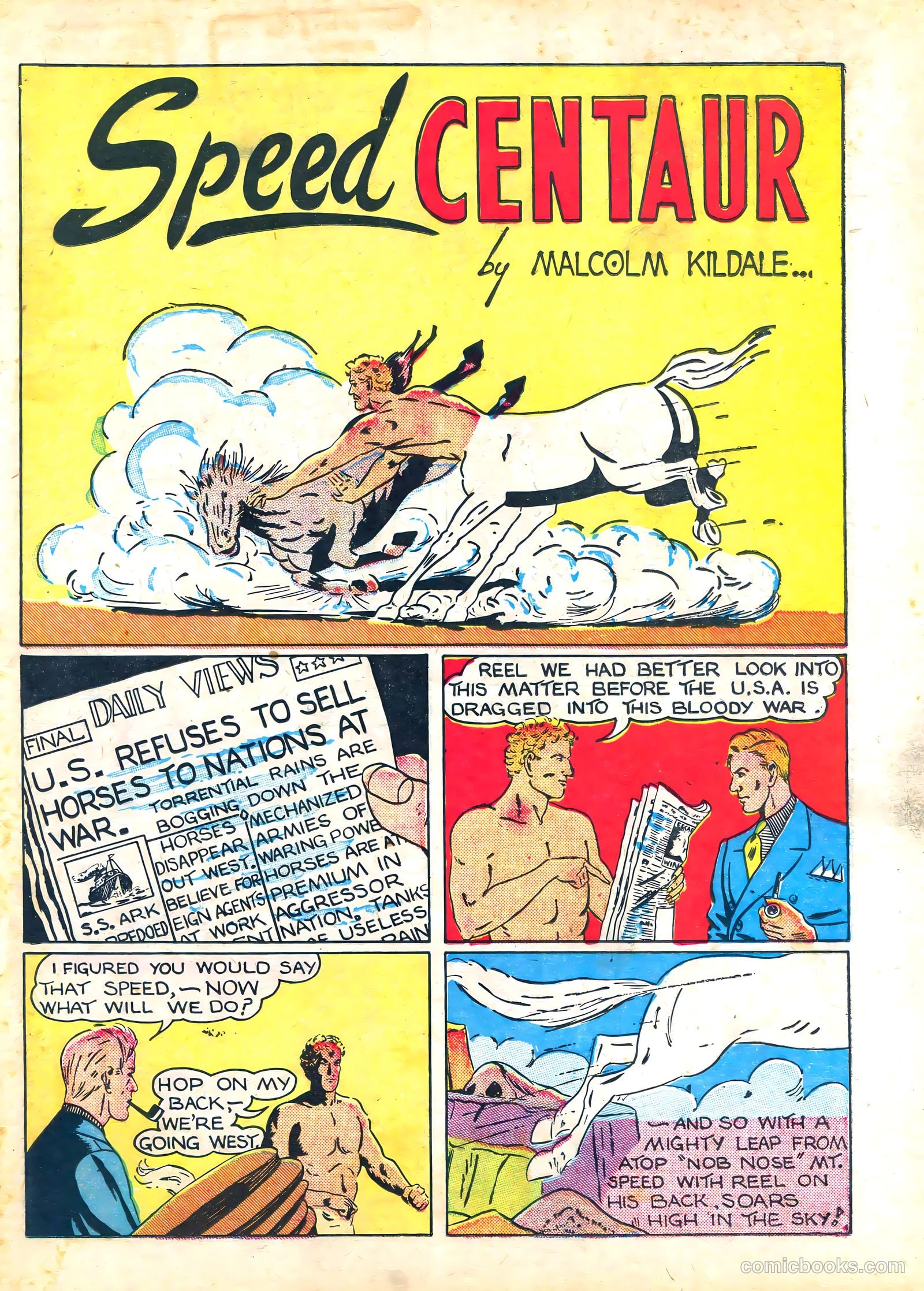 Amazing Mystery Funnies #18 (1940) — page 3 of 68