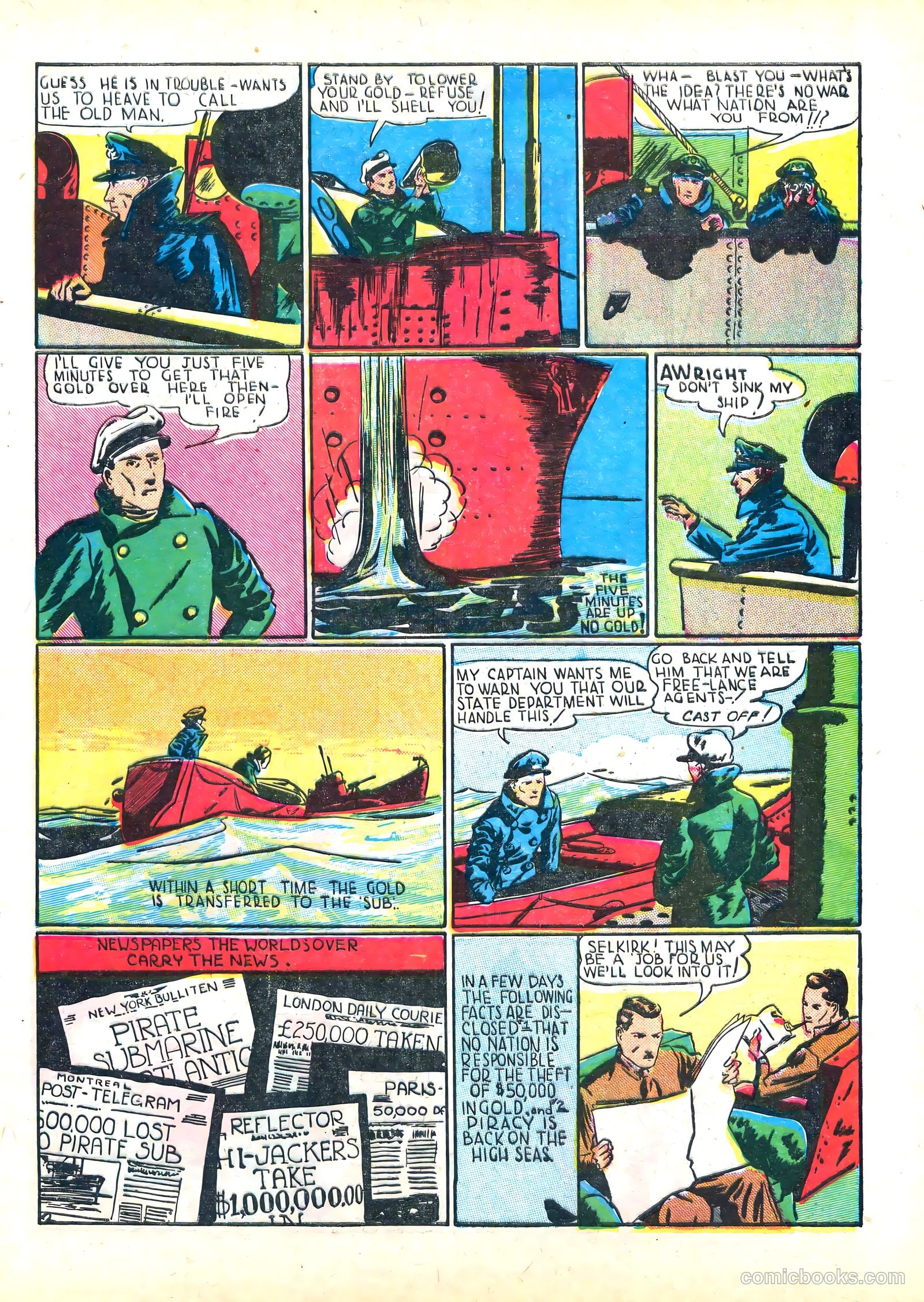Amazing Mystery Funnies #18 (1940) — page 13 of 68