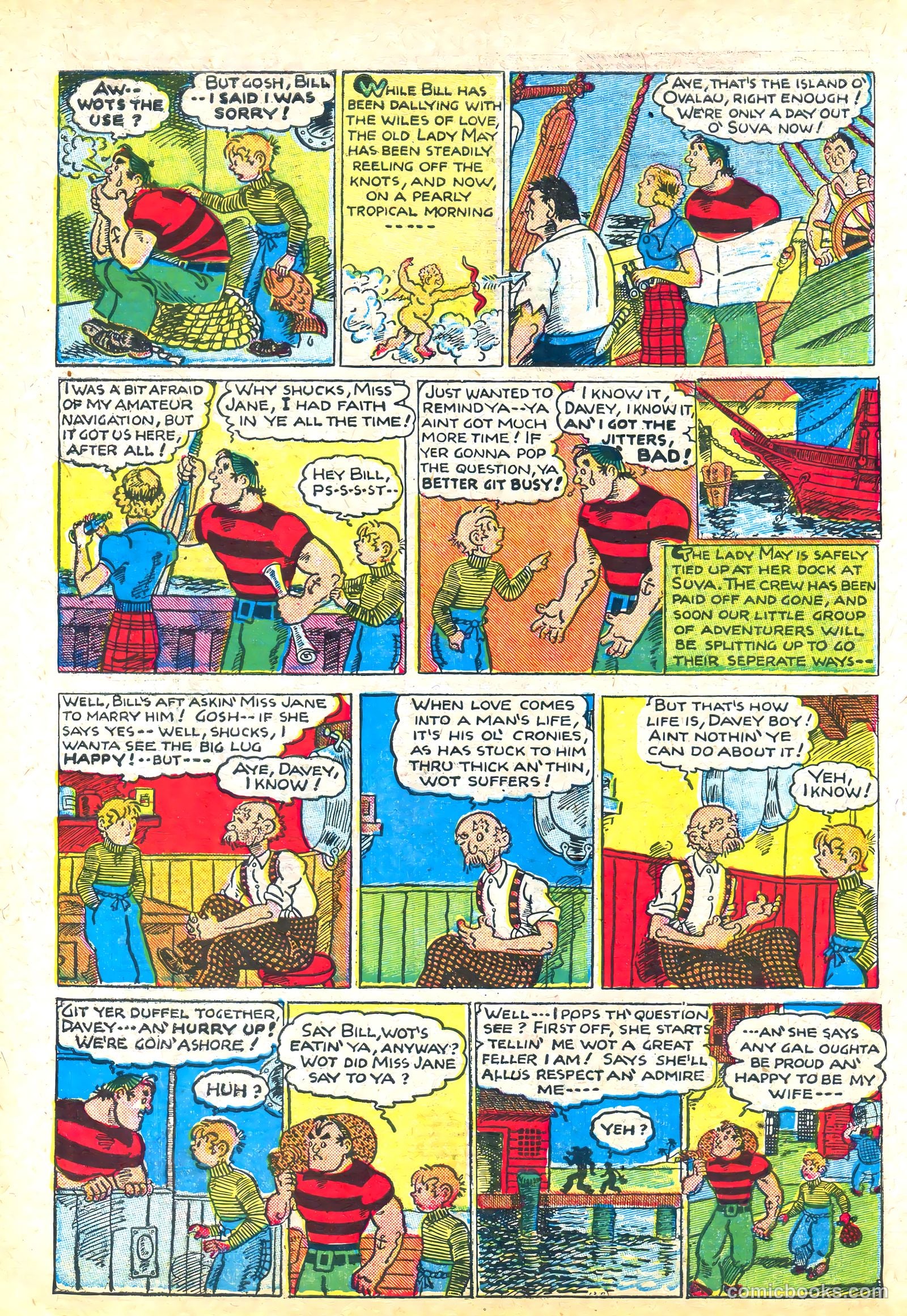 Amazing Mystery Funnies #18 (1940) — page 30 of 68