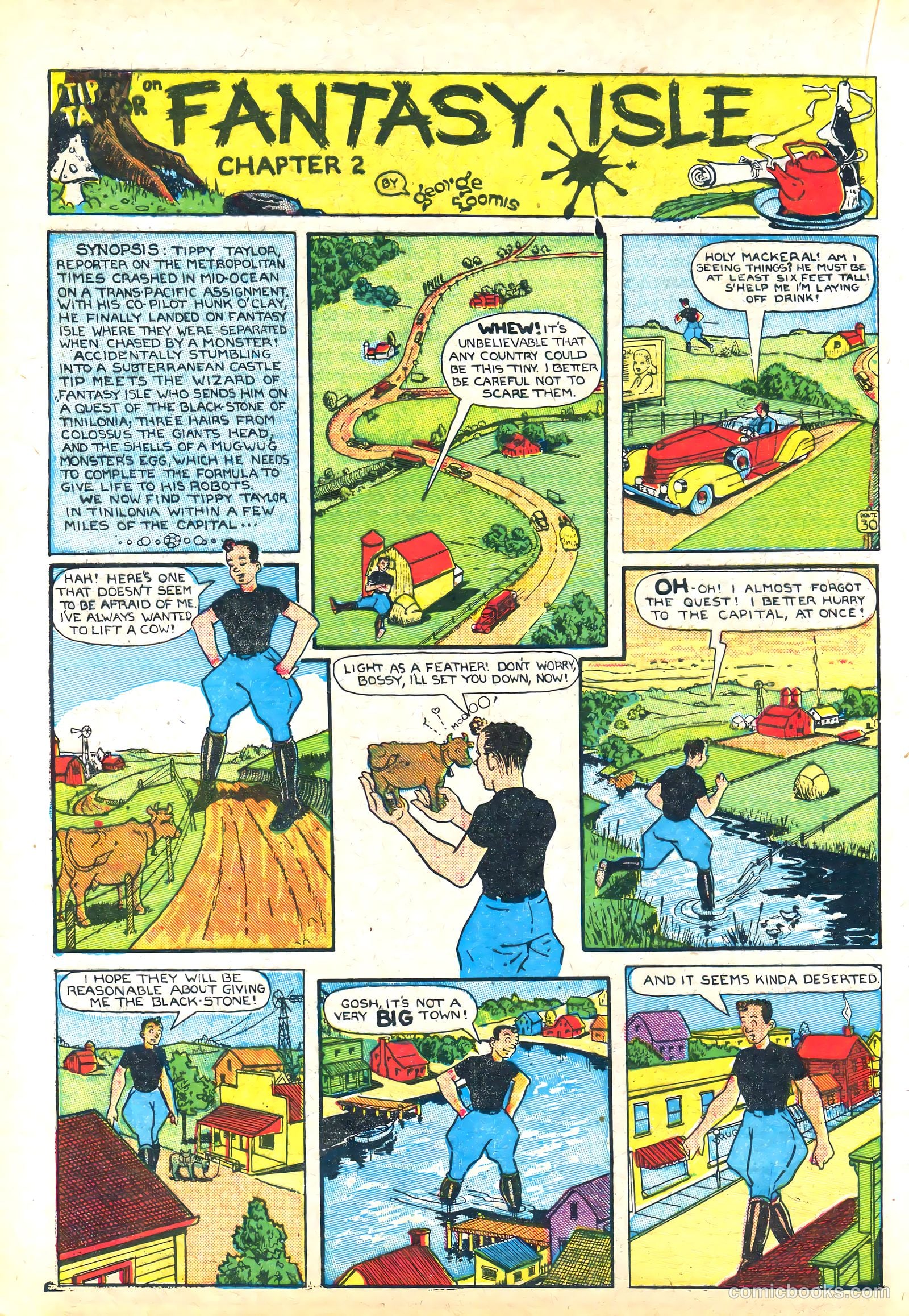 Amazing Mystery Funnies #18 (1940) — page 36 of 68