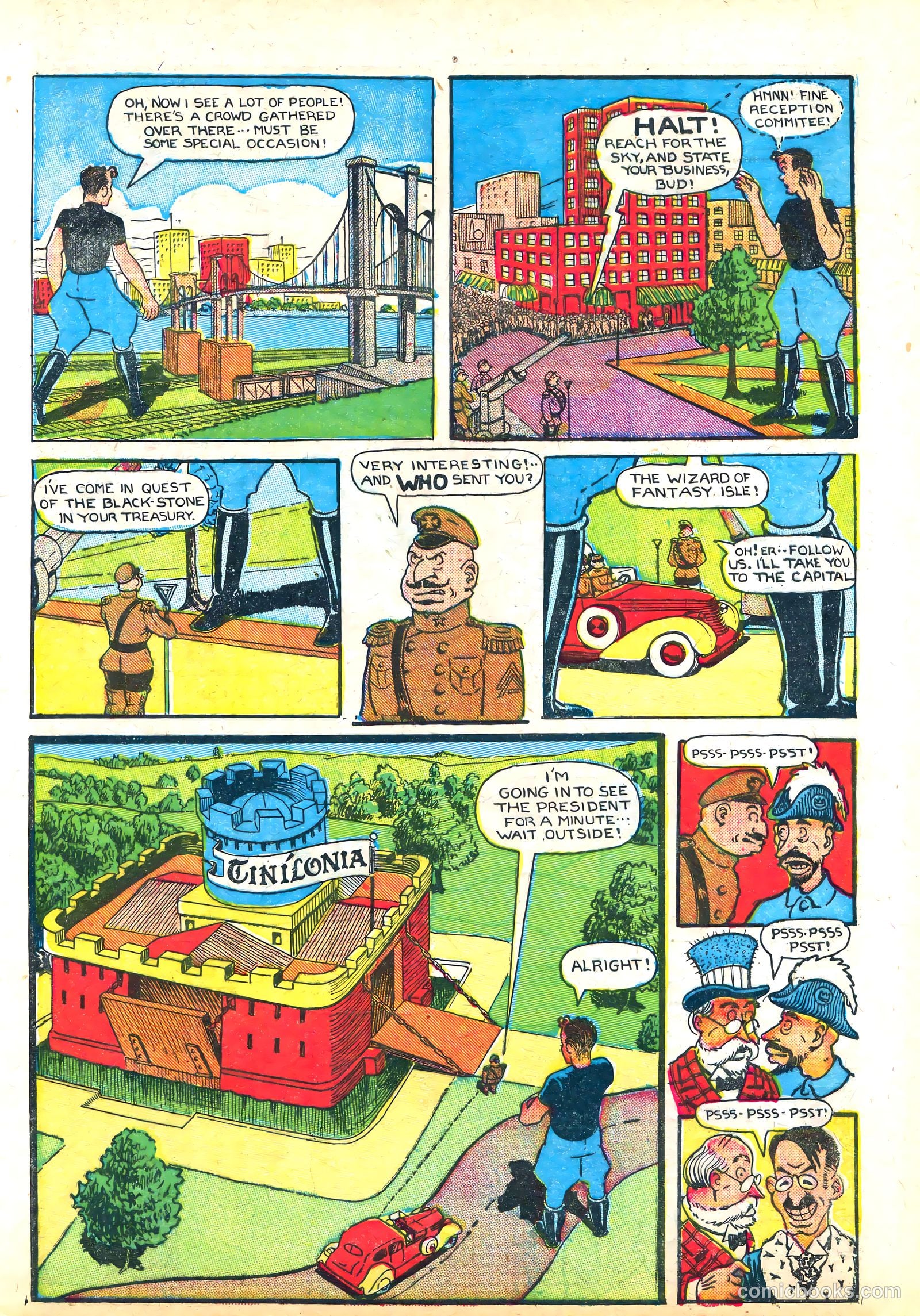 Amazing Mystery Funnies #18 (1940) — page 37 of 68
