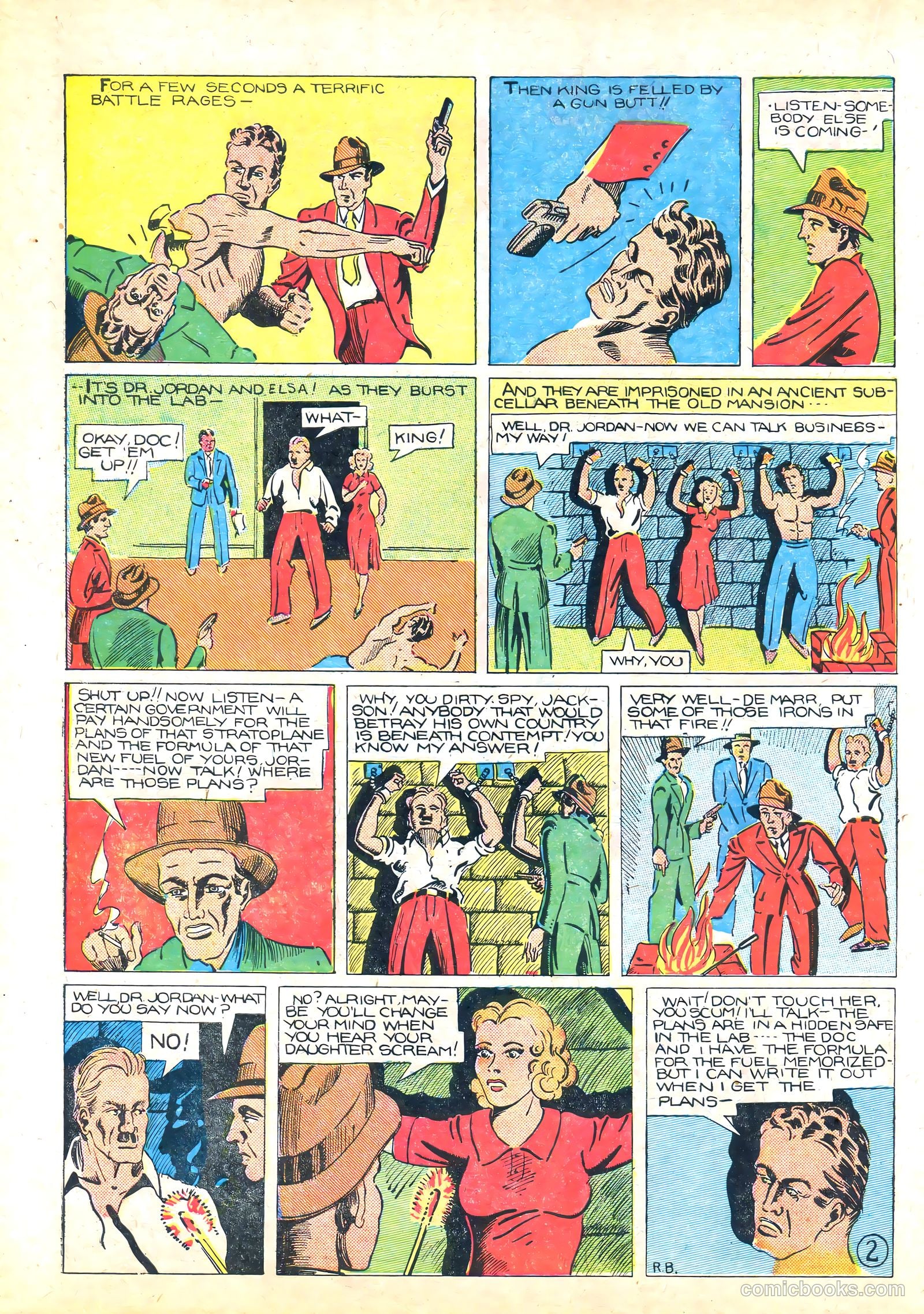 Amazing Mystery Funnies #18 (1940) — page 54 of 68