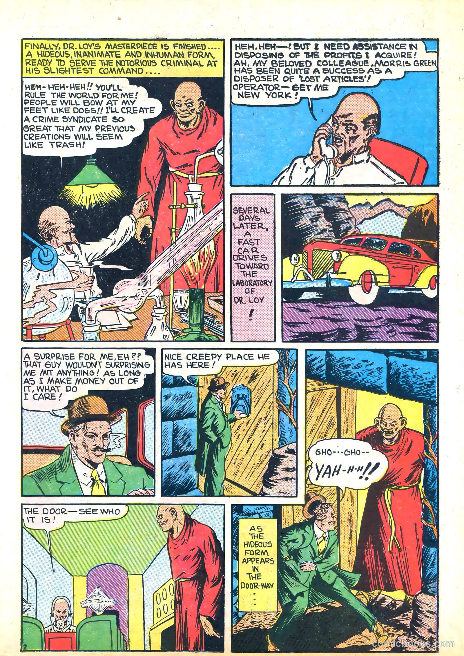 Amazing Mystery Funnies #18 (1940) — page 59 of 68
