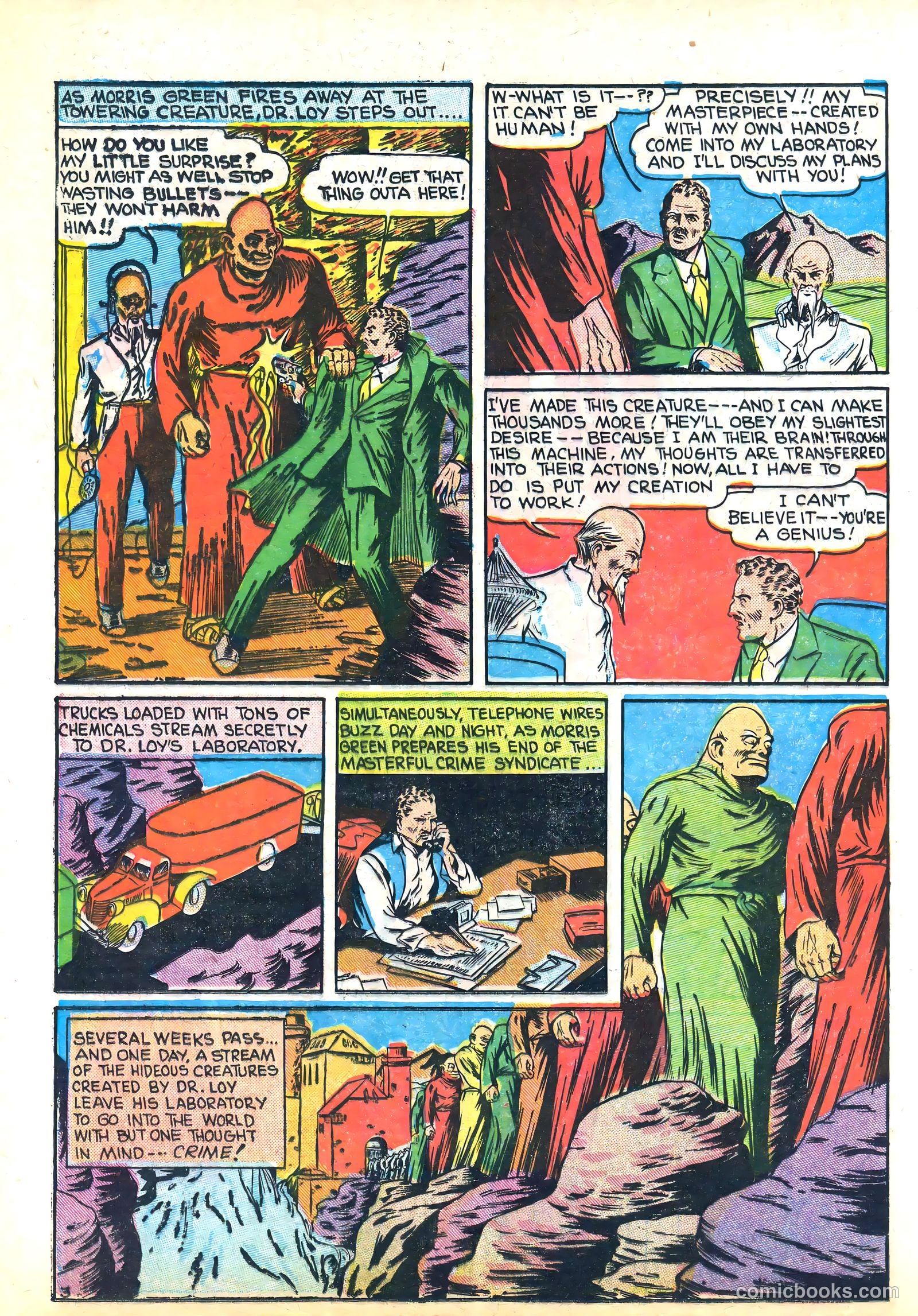 Amazing Mystery Funnies #18 (1940) — page 60 of 68
