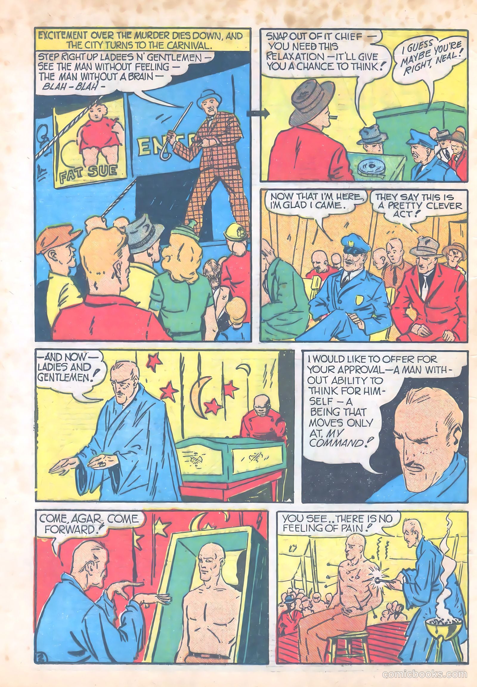 Amazing Mystery Funnies #19 (1940) — page 3 of 67