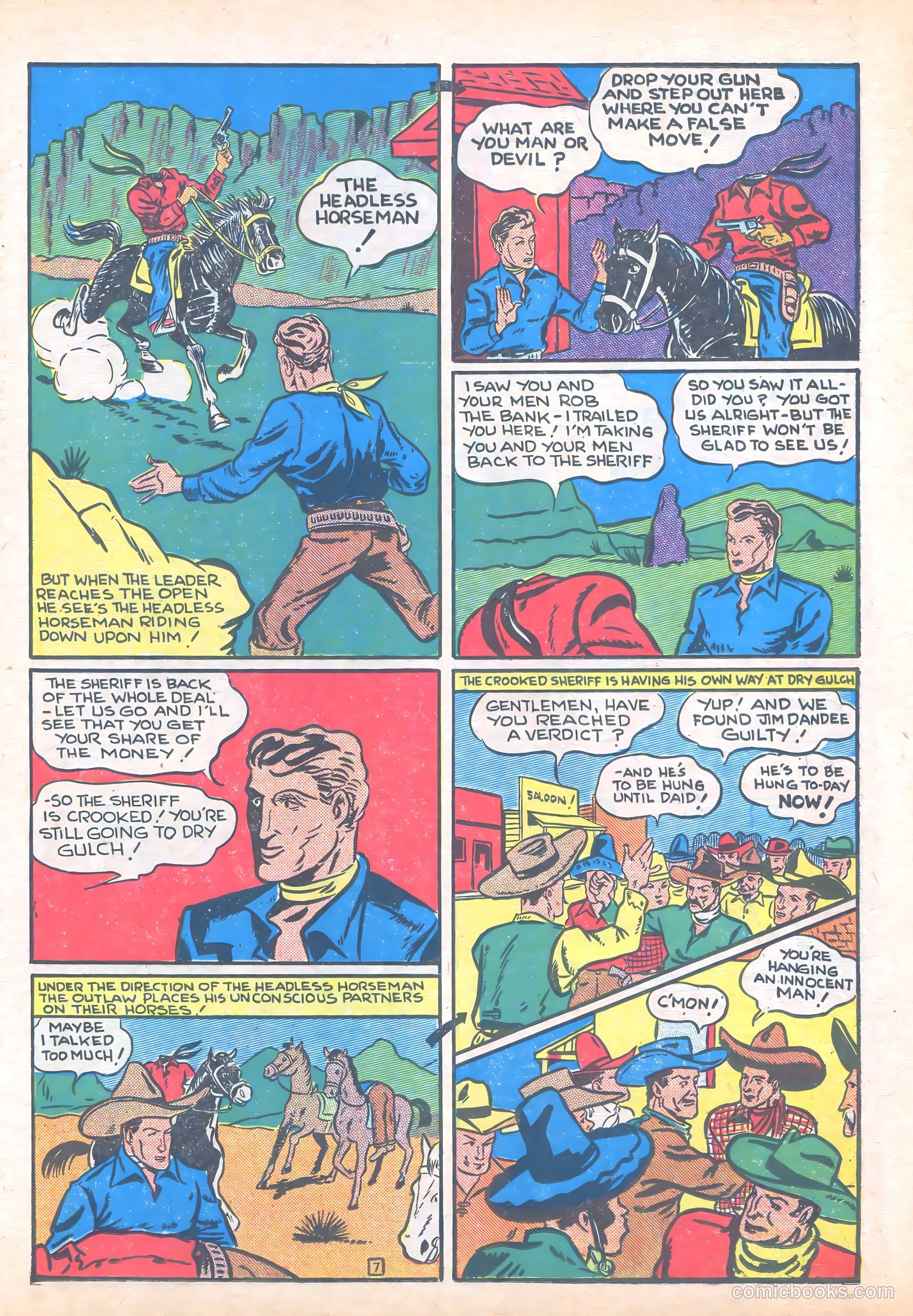 Amazing Mystery Funnies #19 (1940) — page 42 of 67