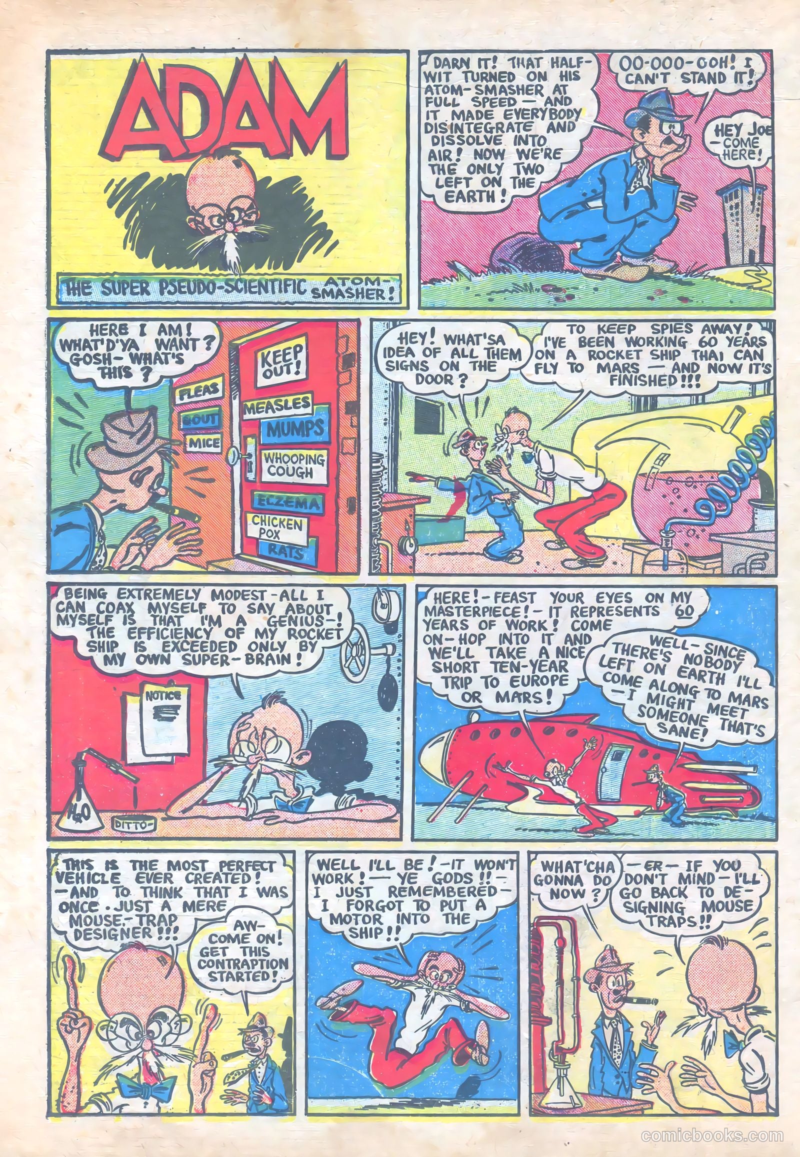 Amazing Mystery Funnies #19 (1940) — page 65 of 67