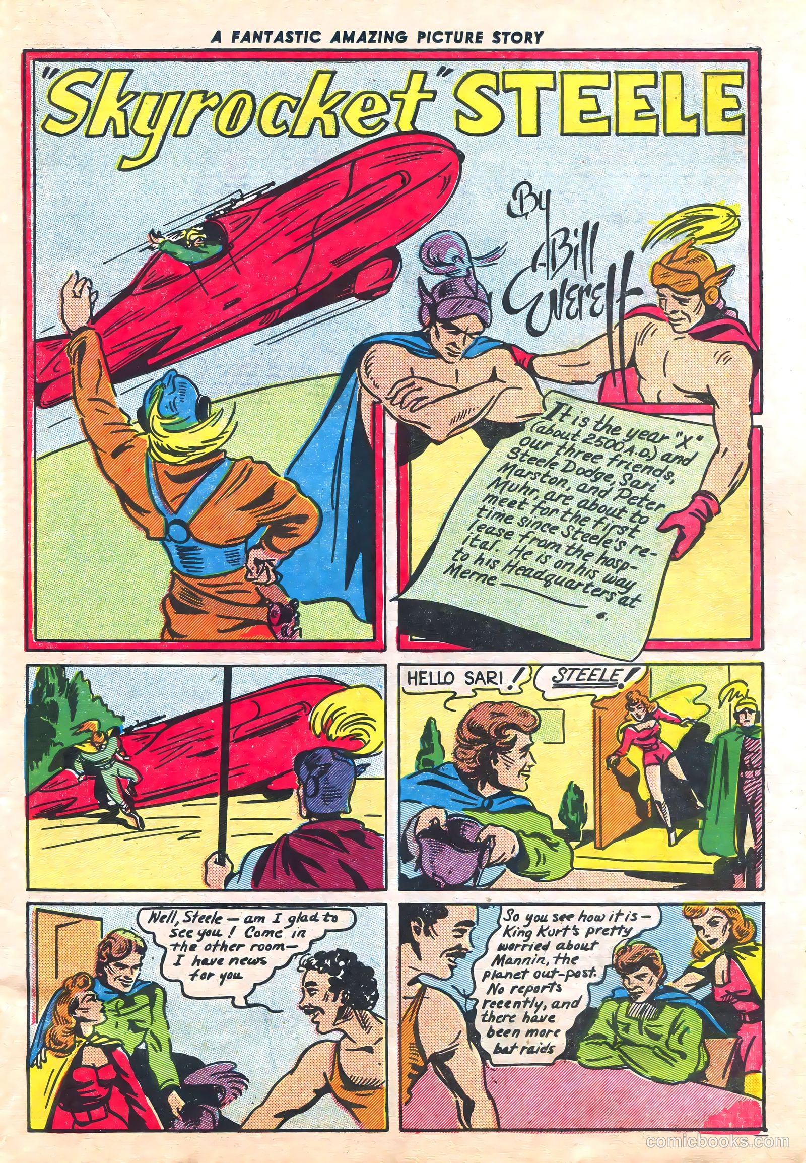 Amazing Mystery Funnies #2 (1938) — page 2 of 50