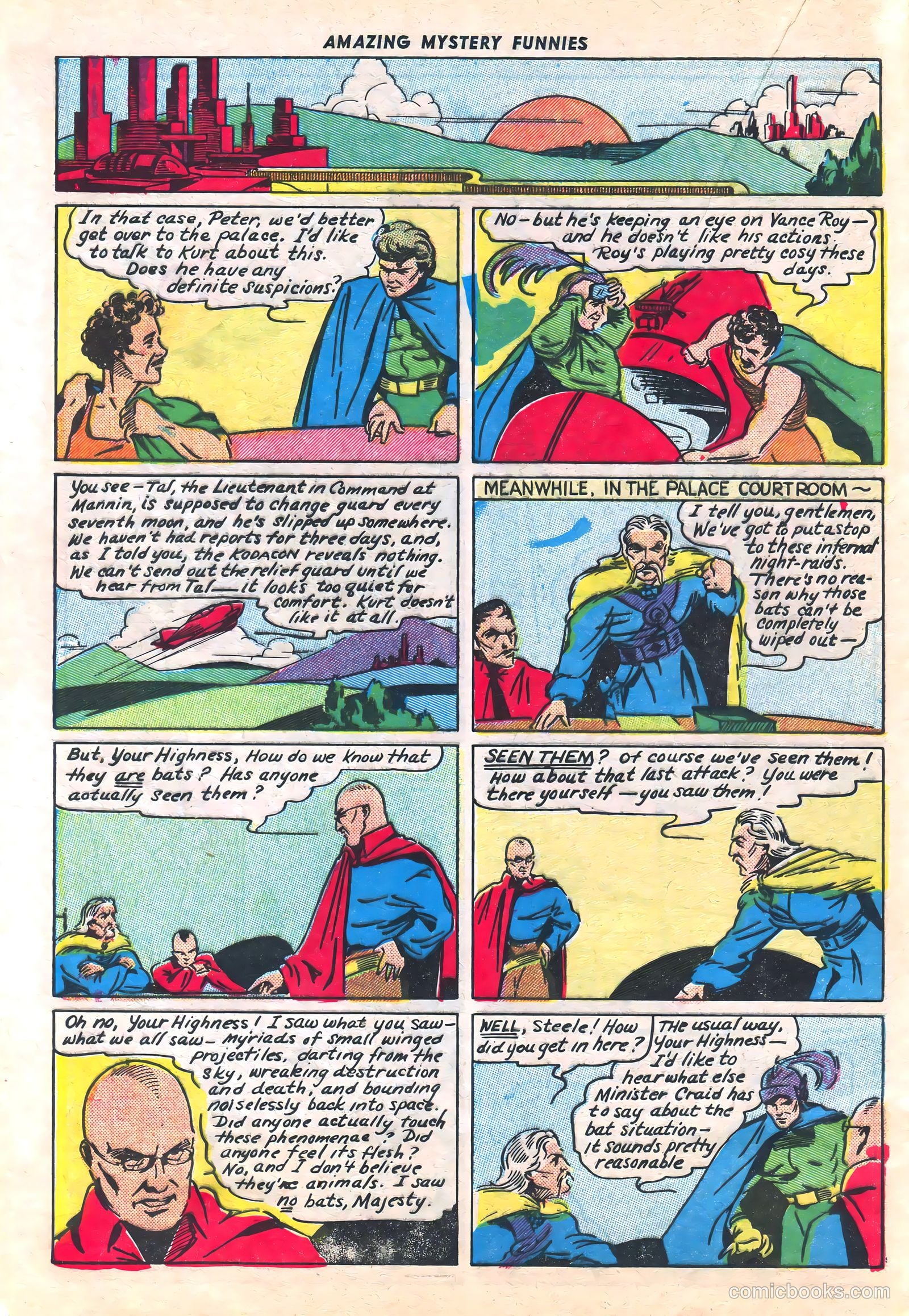 Amazing Mystery Funnies #2 (1938) — page 3 of 50