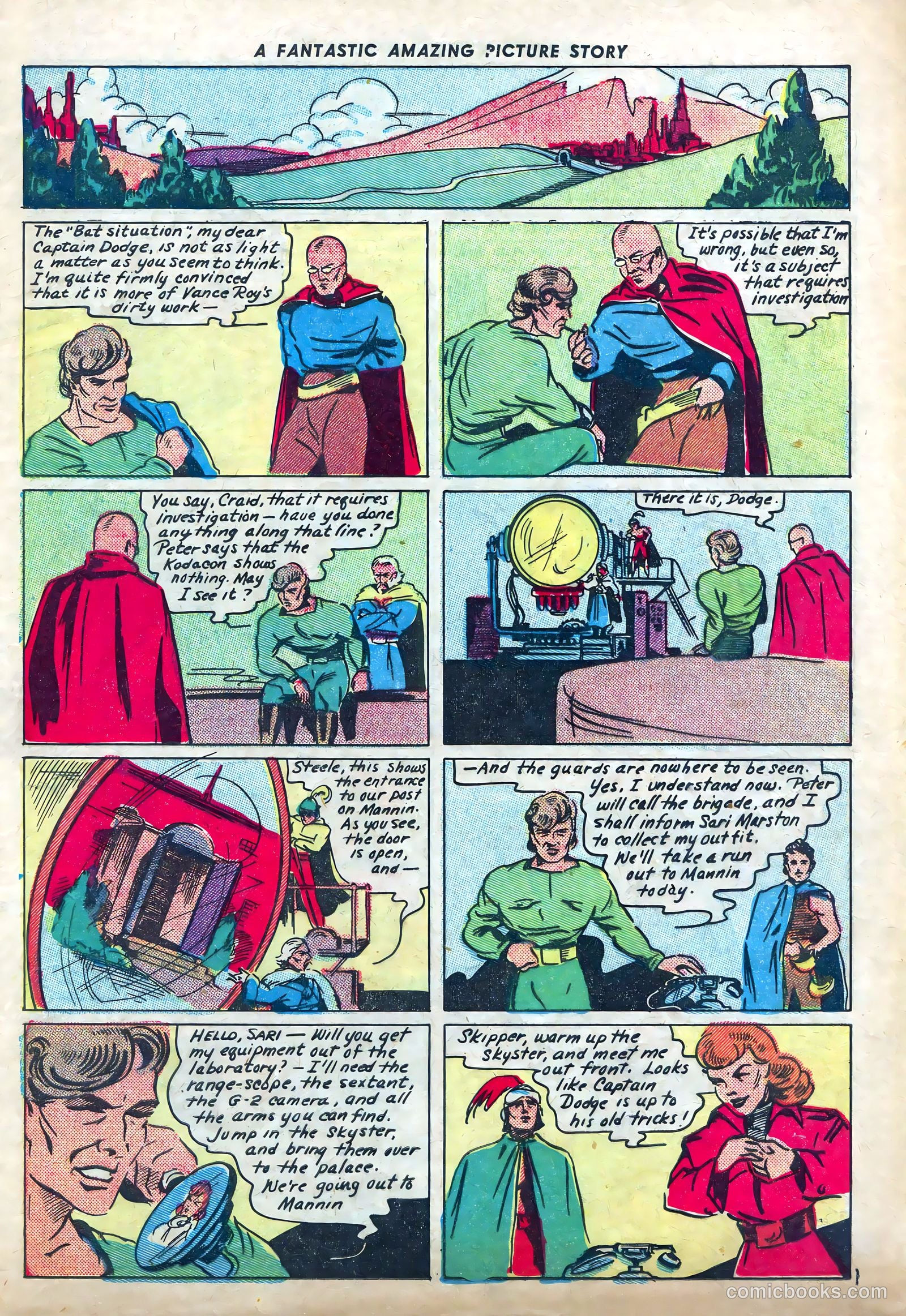 Amazing Mystery Funnies #2 (1938) — page 4 of 50