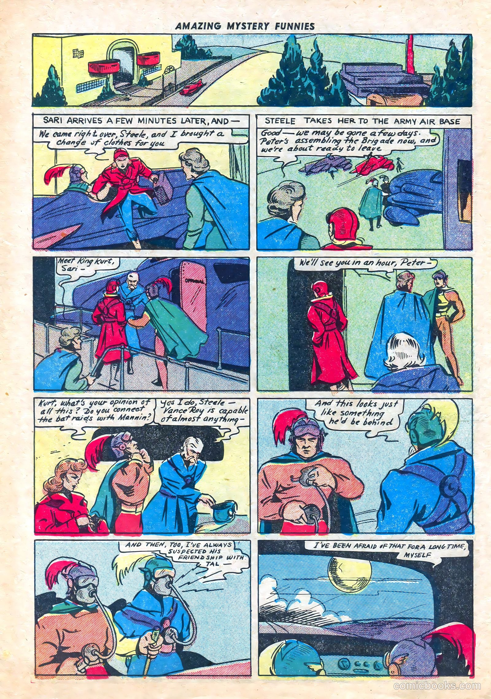 Amazing Mystery Funnies #2 (1938) — page 5 of 50