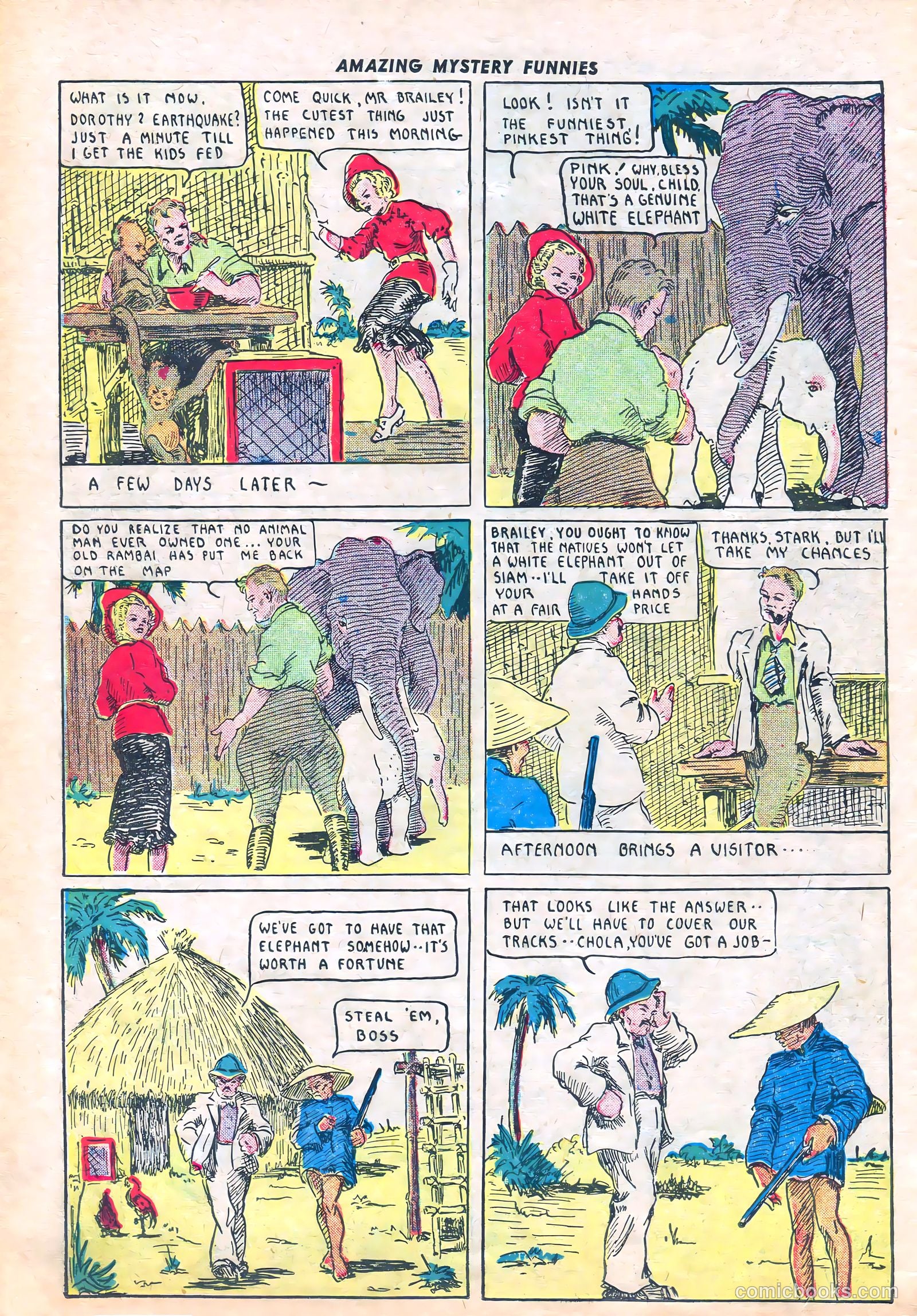 Amazing Mystery Funnies #2 (1938) — page 9 of 50