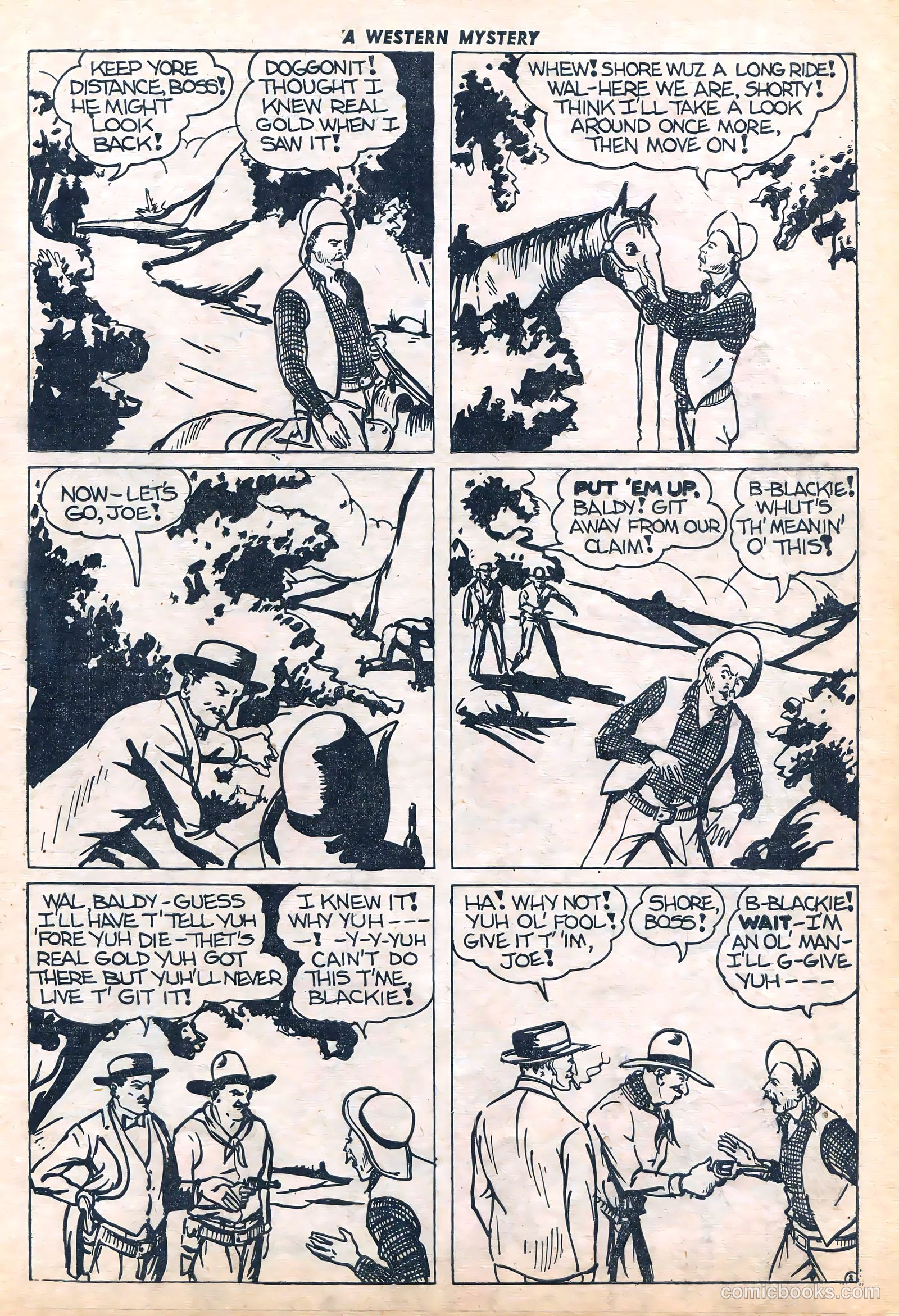 Amazing Mystery Funnies #2 (1938) — page 22 of 50