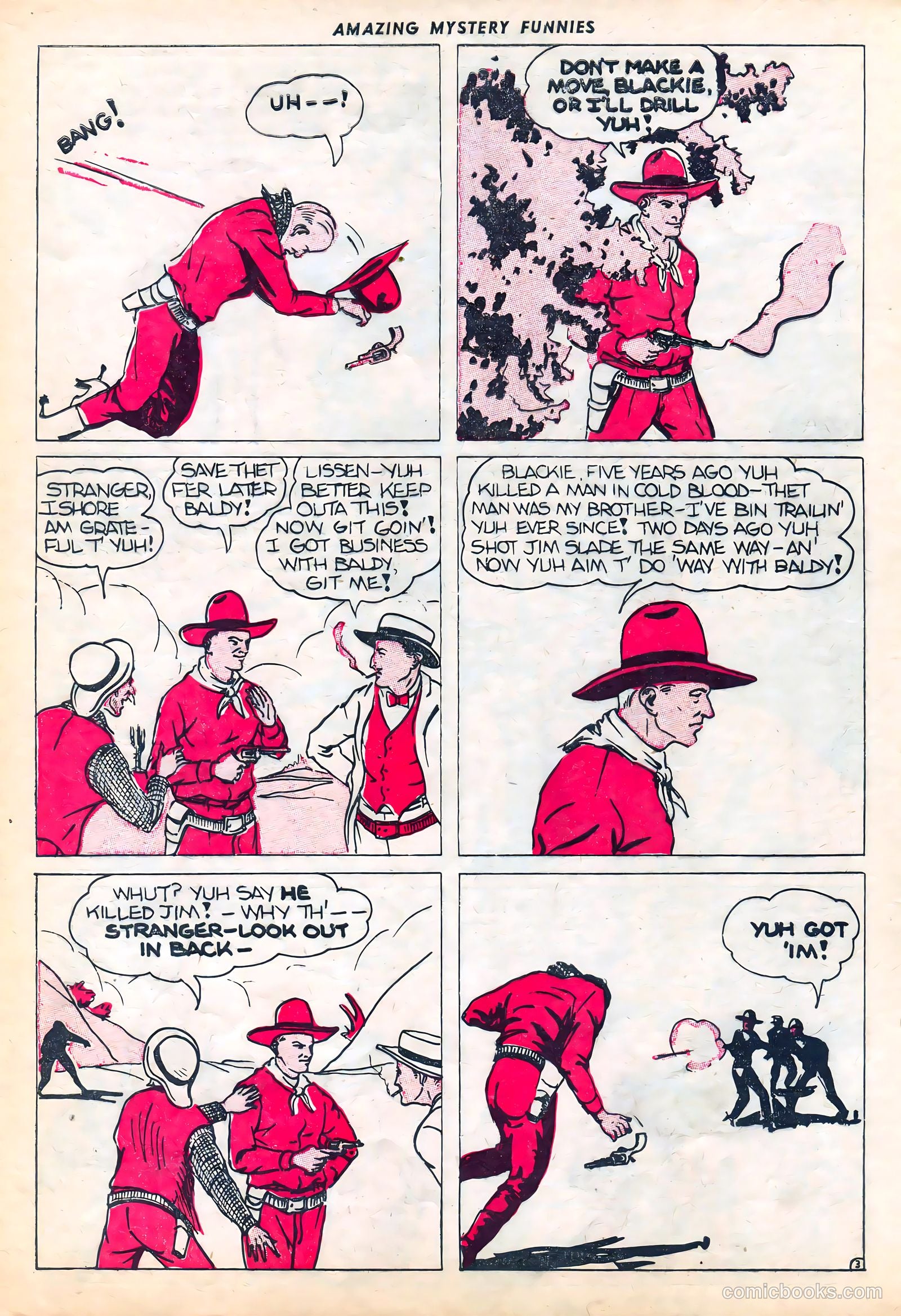 Amazing Mystery Funnies #2 (1938) — page 23 of 50