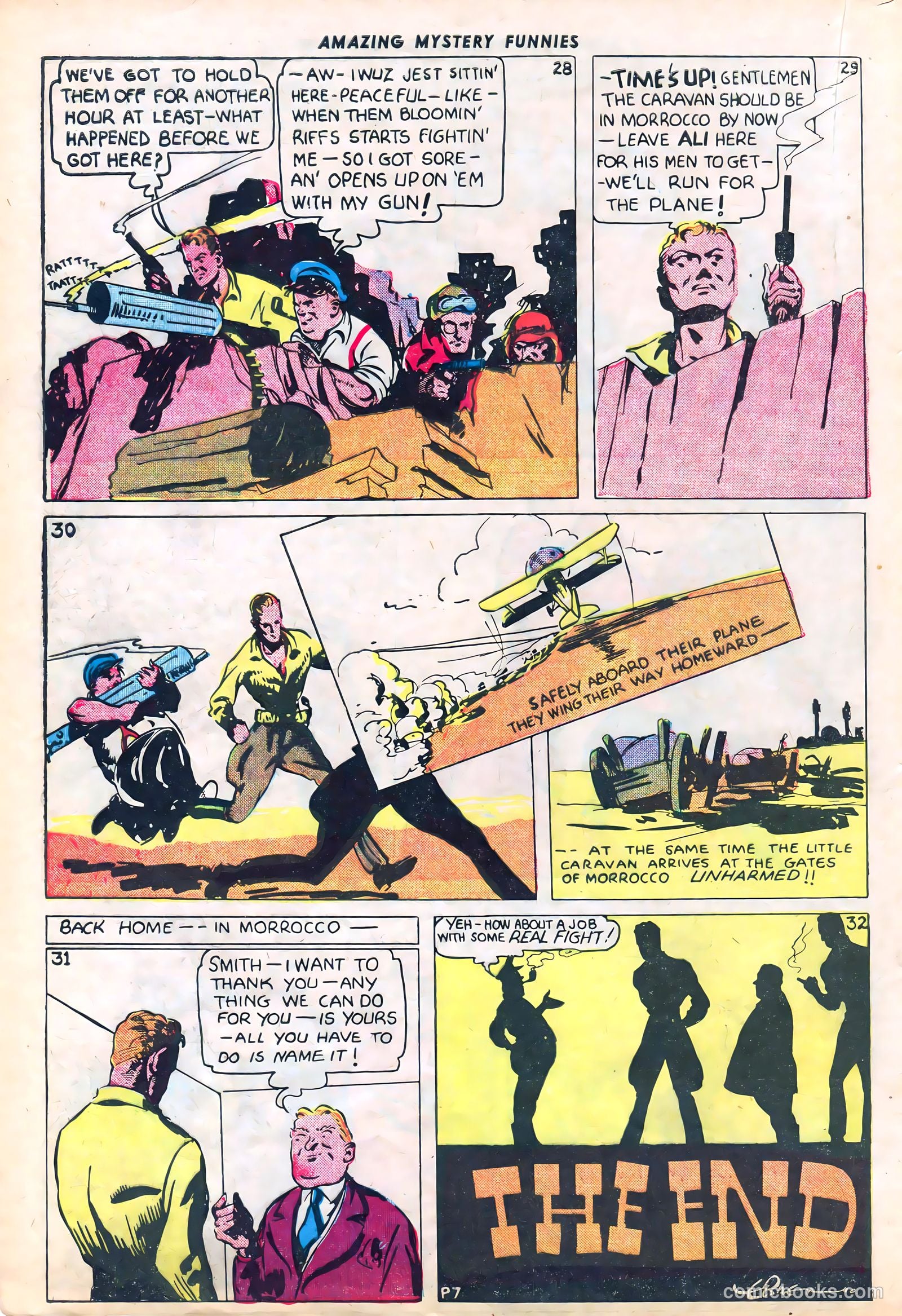 Amazing Mystery Funnies #2 (1938) — page 34 of 50
