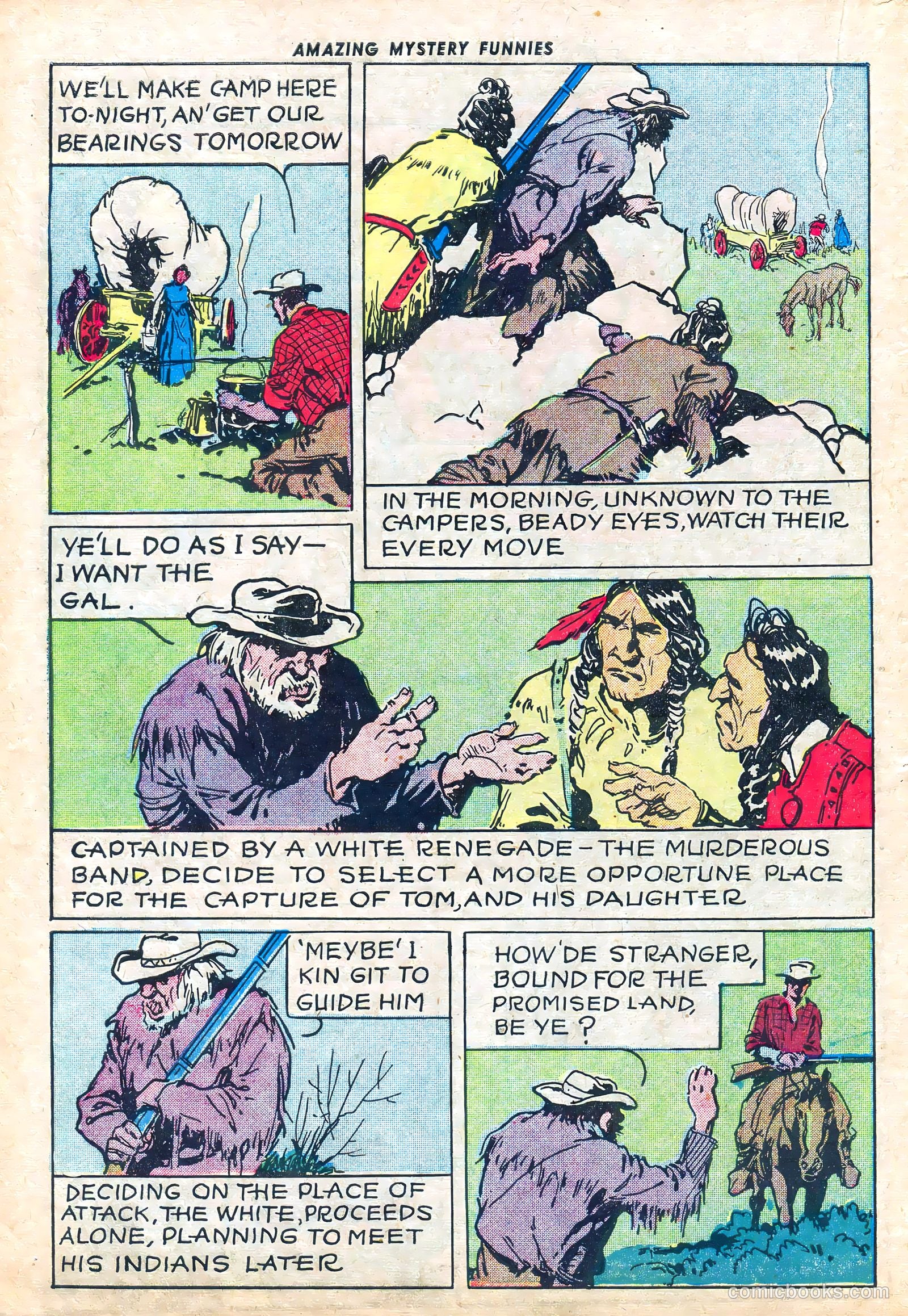 Amazing Mystery Funnies #2 (1938) — page 36 of 50