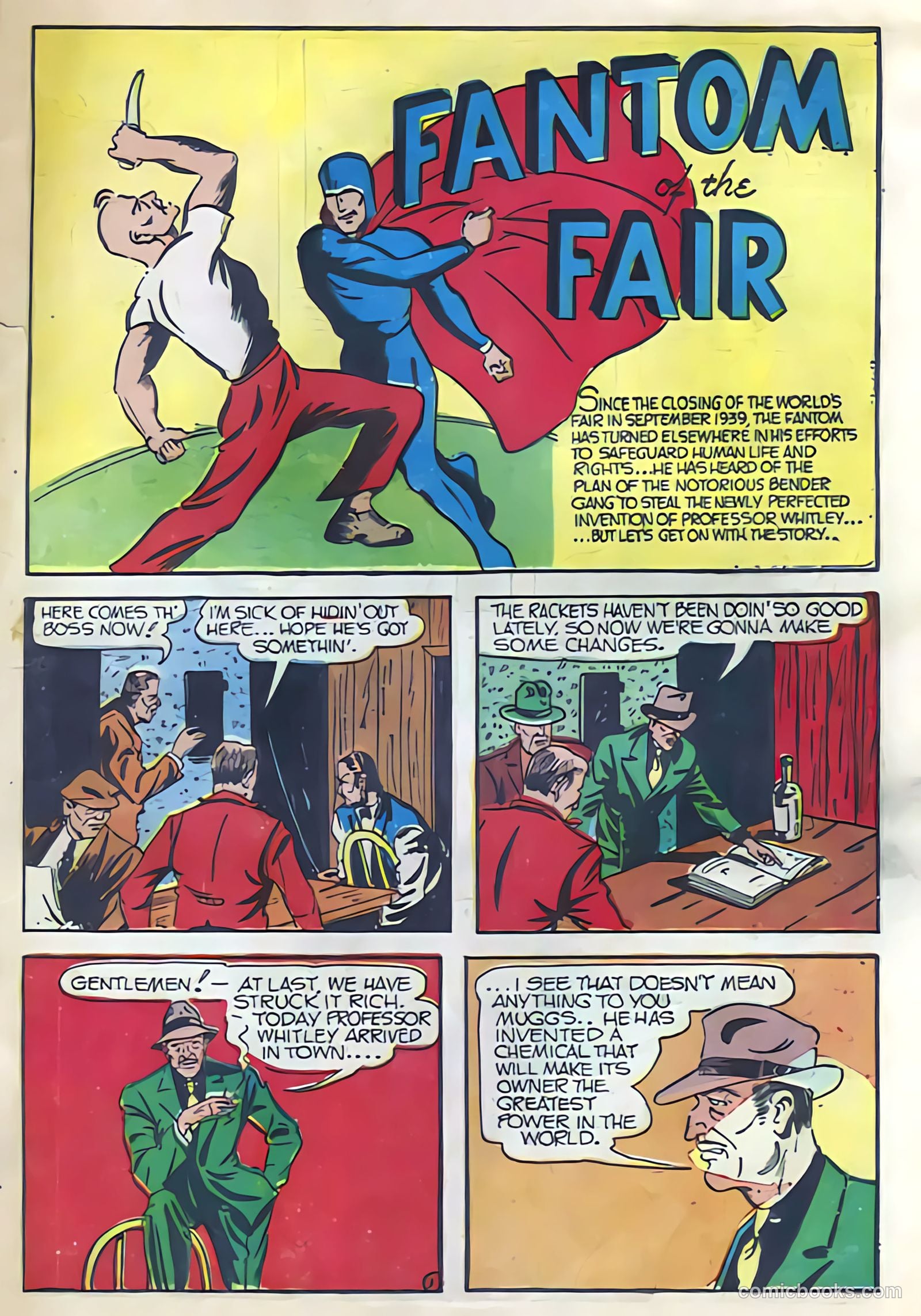 Amazing Mystery Funnies #20 (1940) — page 2 of 8
