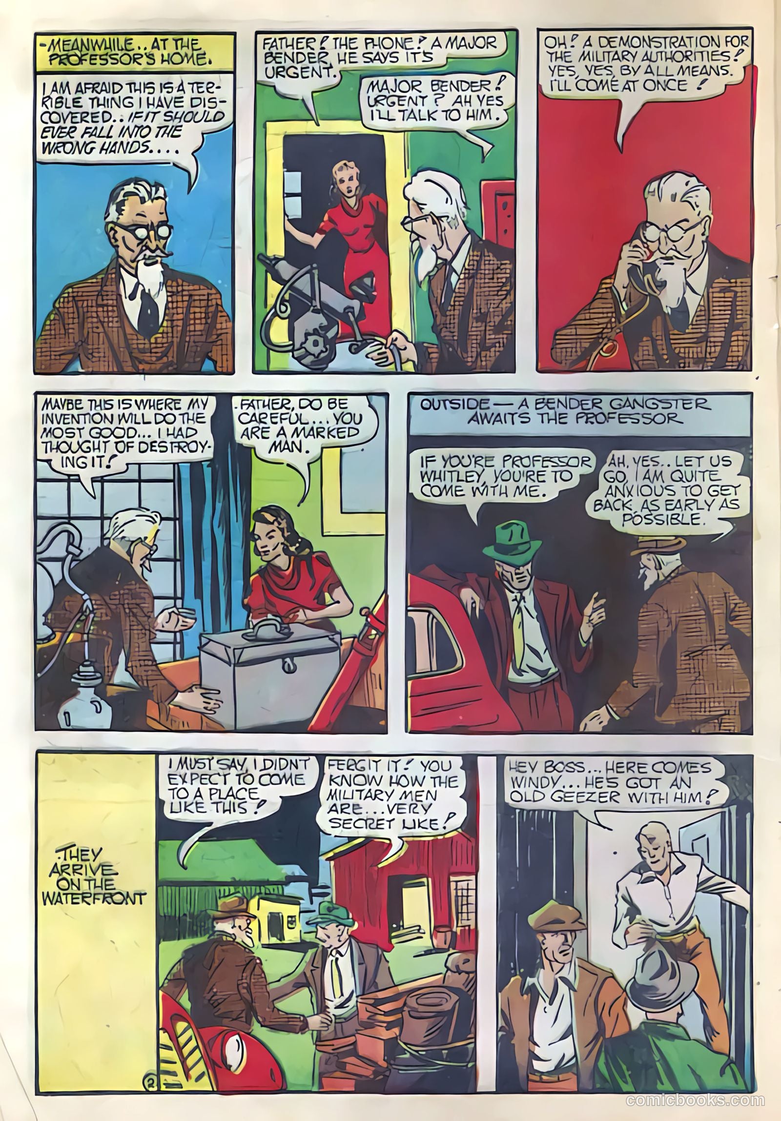 Amazing Mystery Funnies #20 (1940) — page 3 of 8