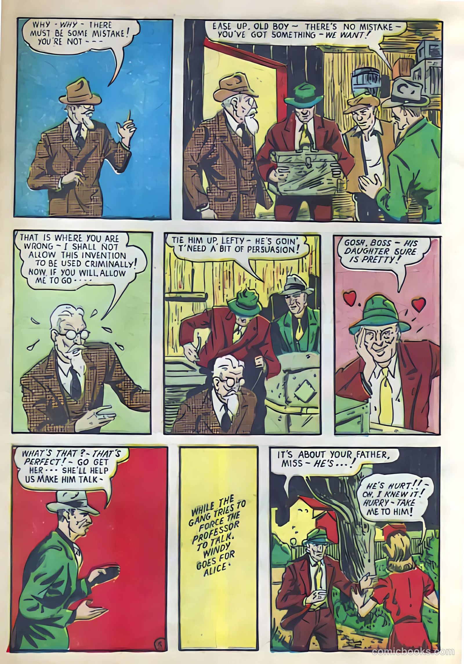 Amazing Mystery Funnies #20 (1940) — page 4 of 8