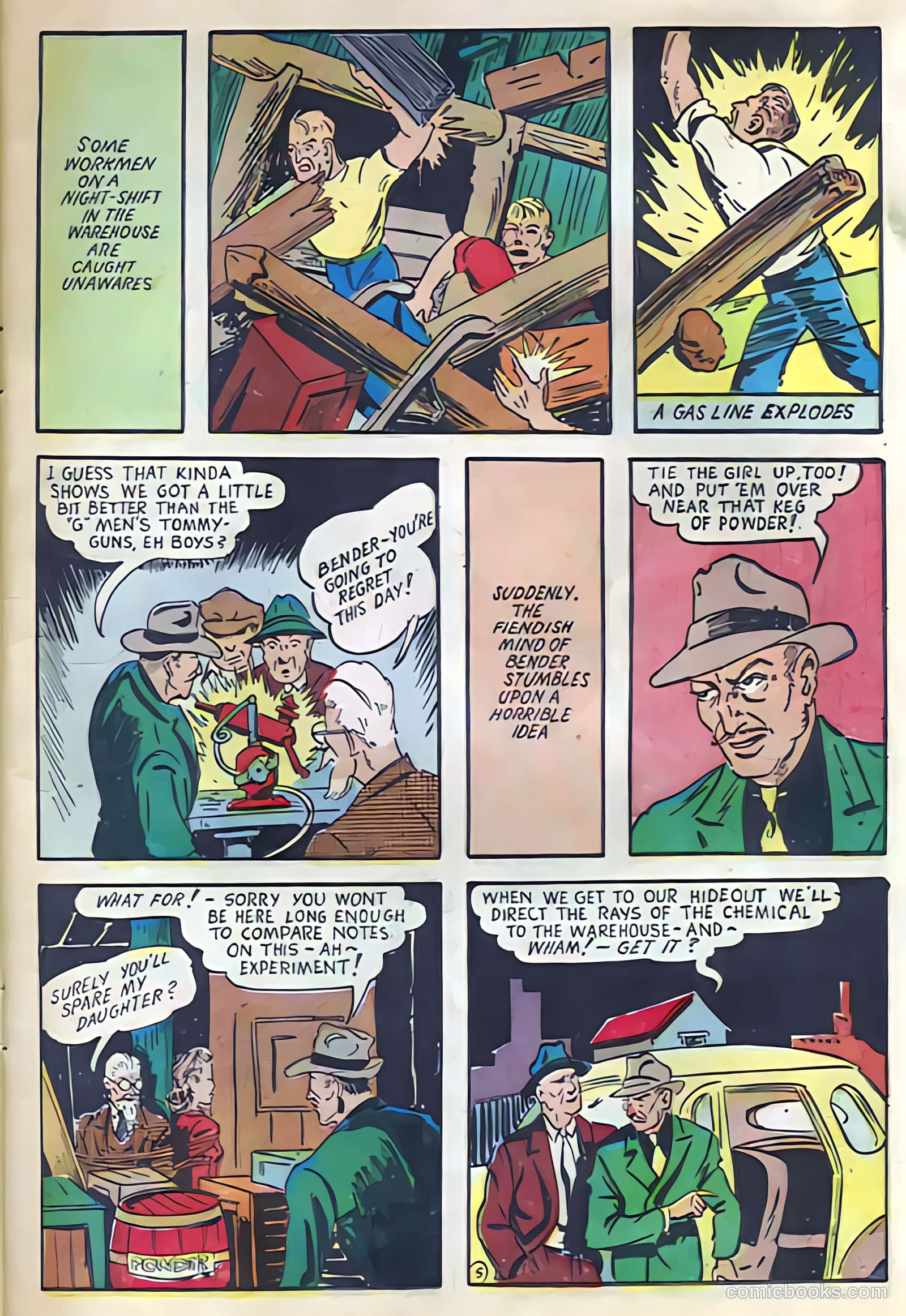 Amazing Mystery Funnies #20 (1940) — page 5 of 8