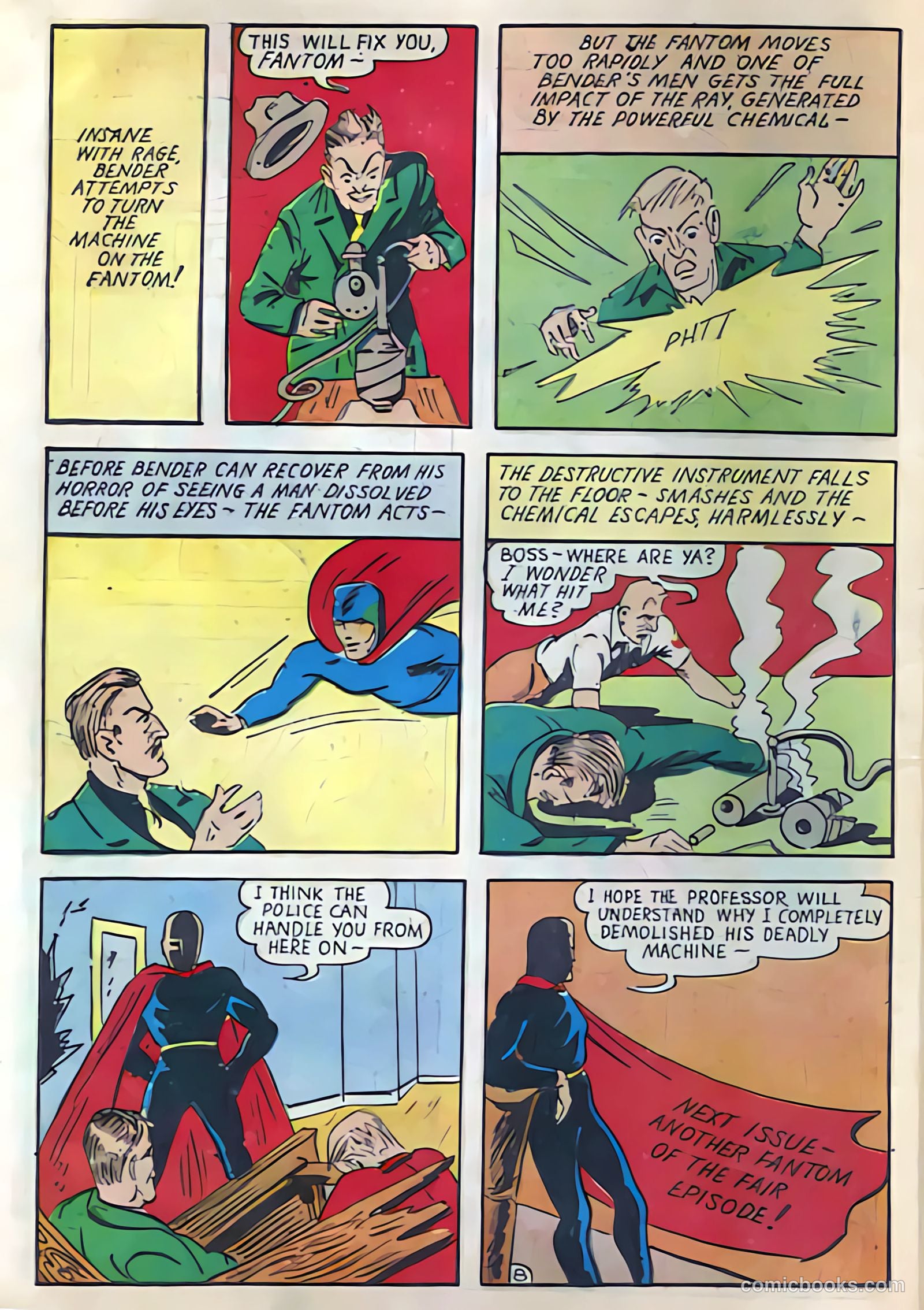 Amazing Mystery Funnies #20 (1940) — page 8 of 8
