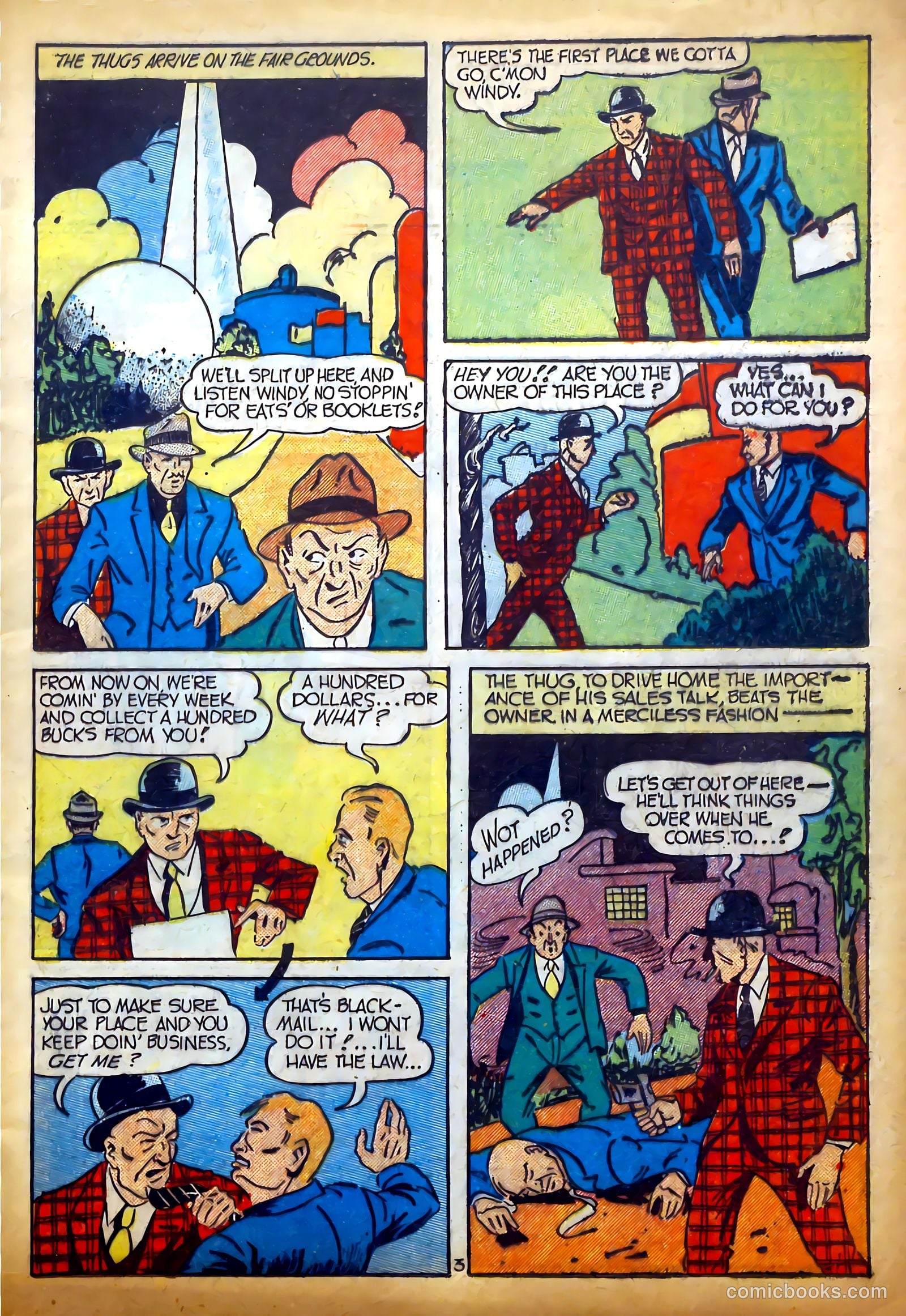 Amazing Mystery Funnies #21 (1940) — page 2 of 61