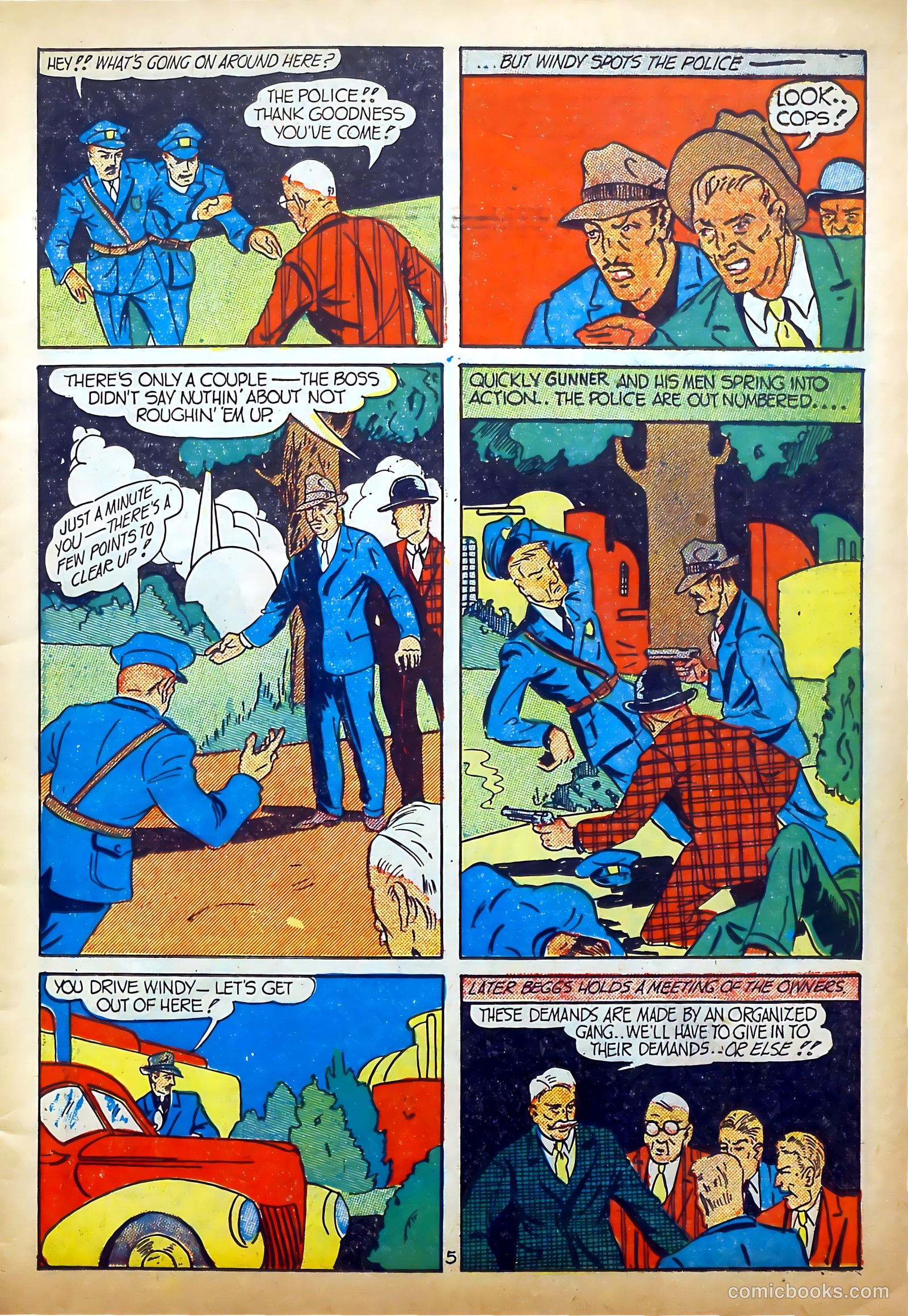 Amazing Mystery Funnies #21 (1940) — page 4 of 61