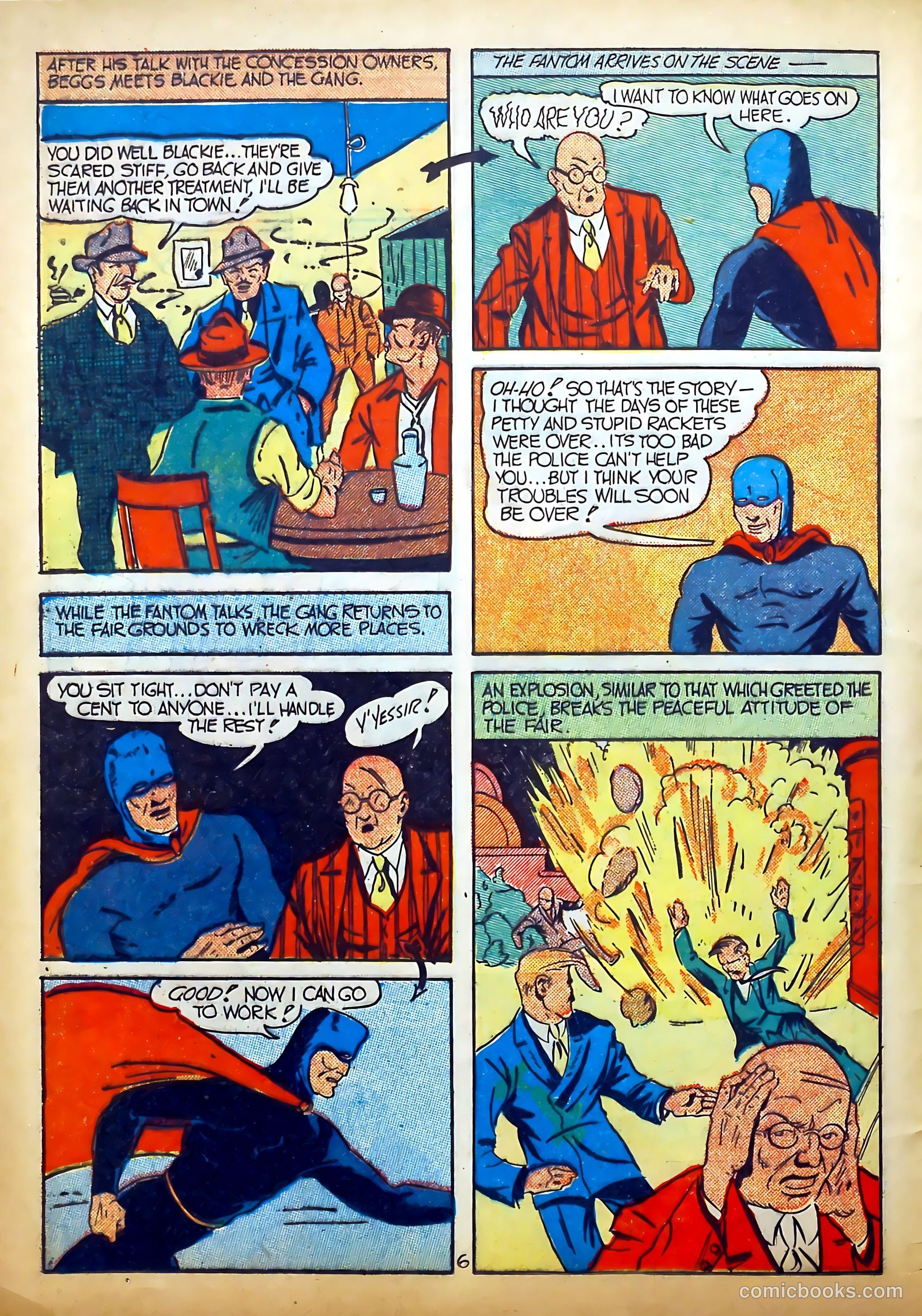 Amazing Mystery Funnies #21 (1940) — page 5 of 61