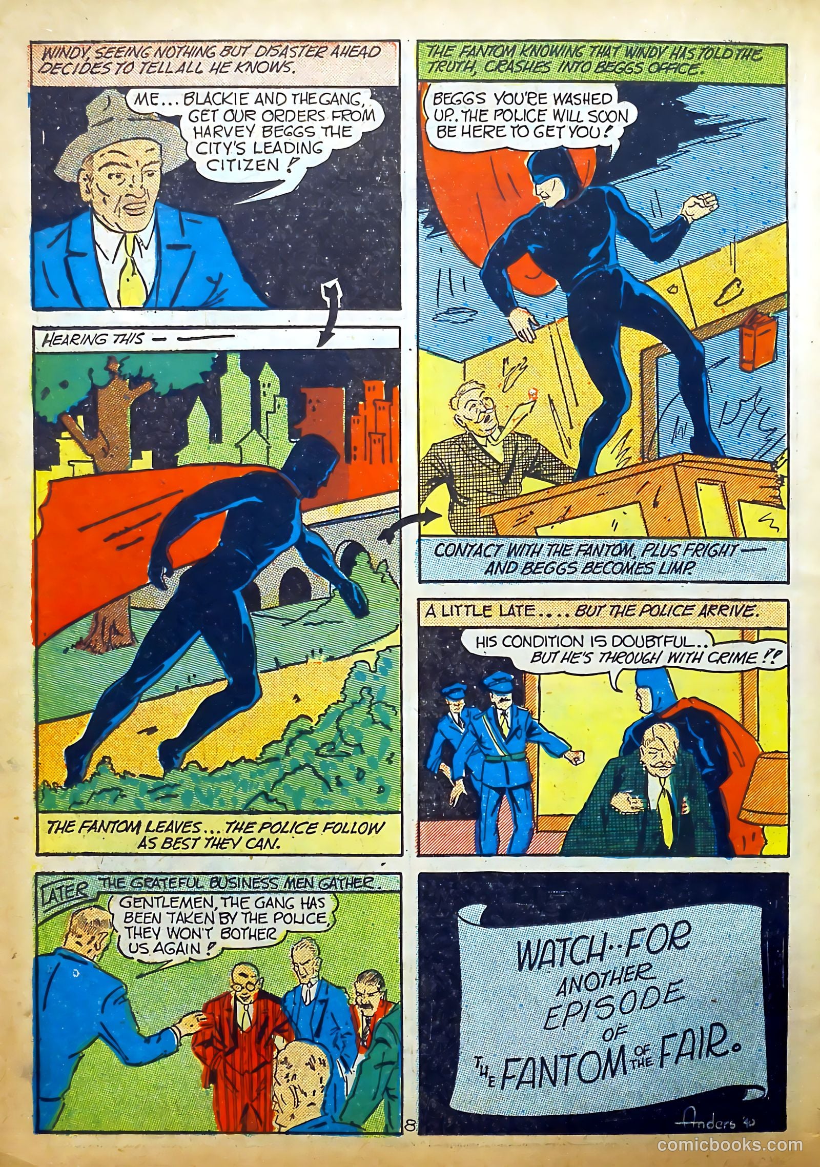 Amazing Mystery Funnies #21 (1940) — page 7 of 61