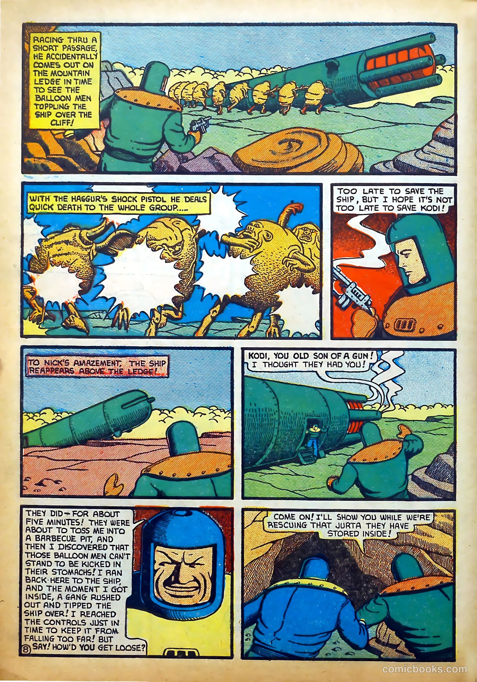 Amazing Mystery Funnies #21 (1940) — page 15 of 61