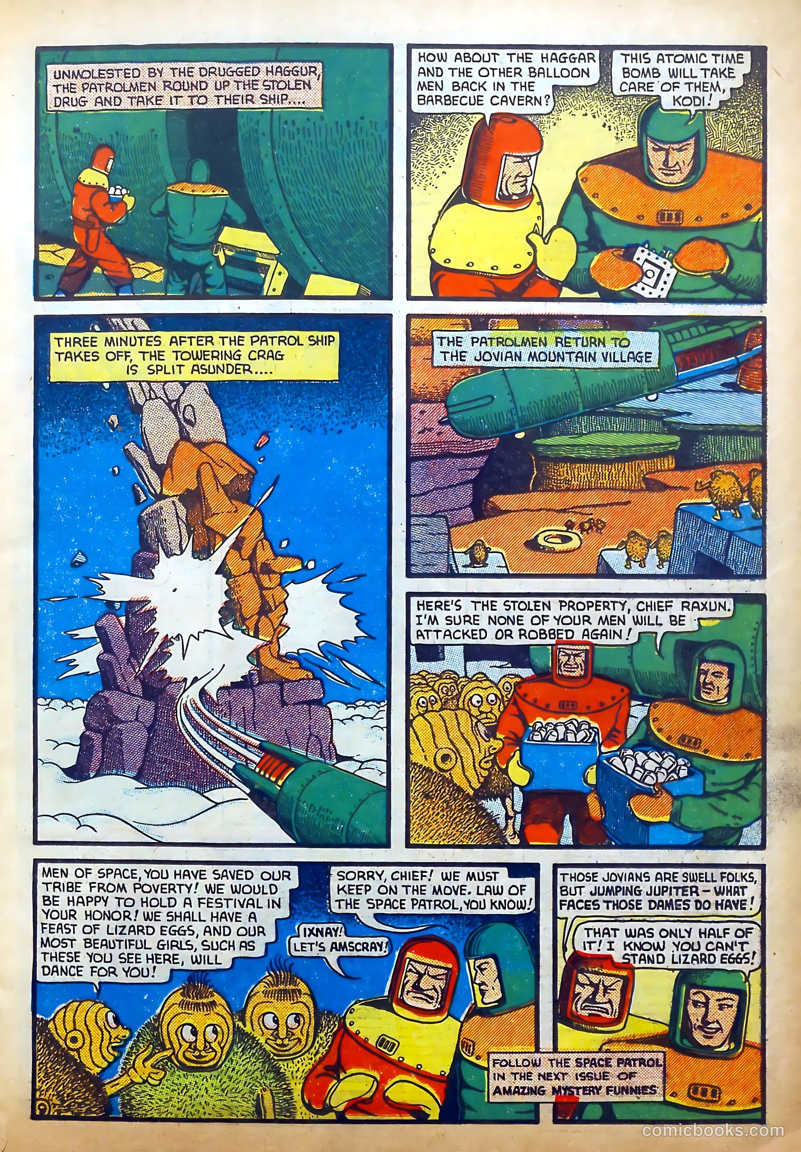 Amazing Mystery Funnies #21 (1940) — page 16 of 61