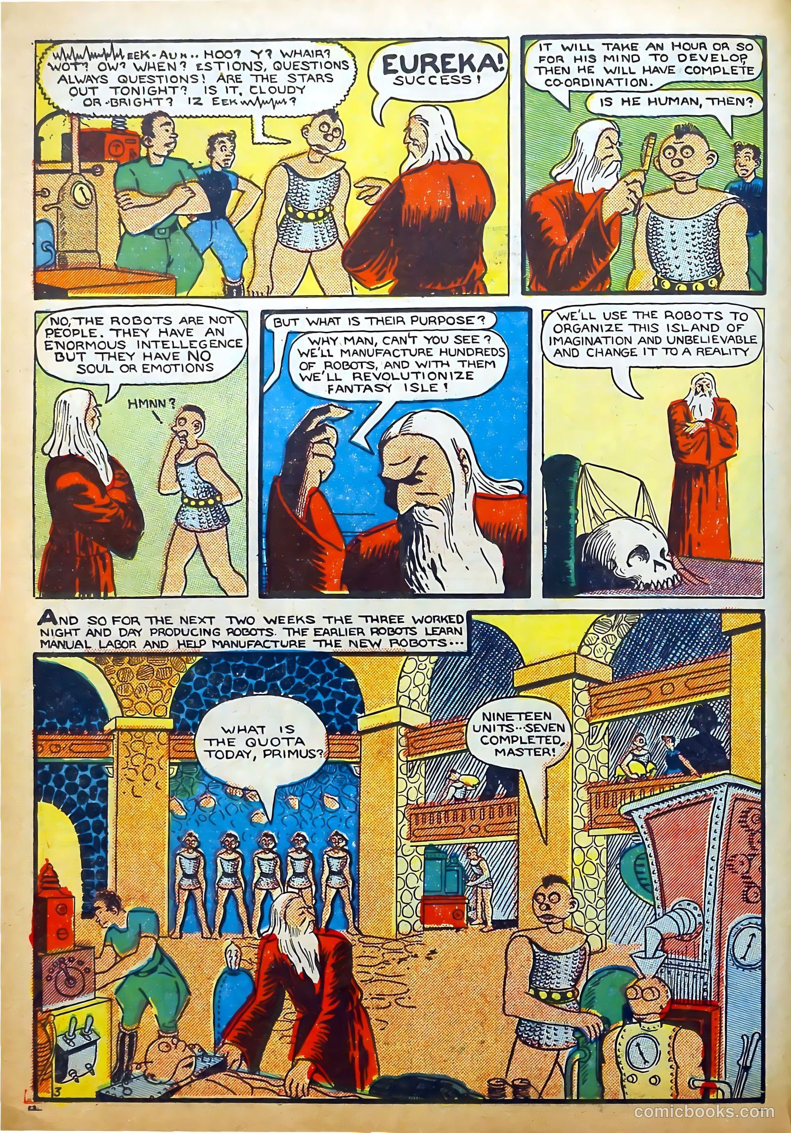 Amazing Mystery Funnies #21 (1940) — page 19 of 61