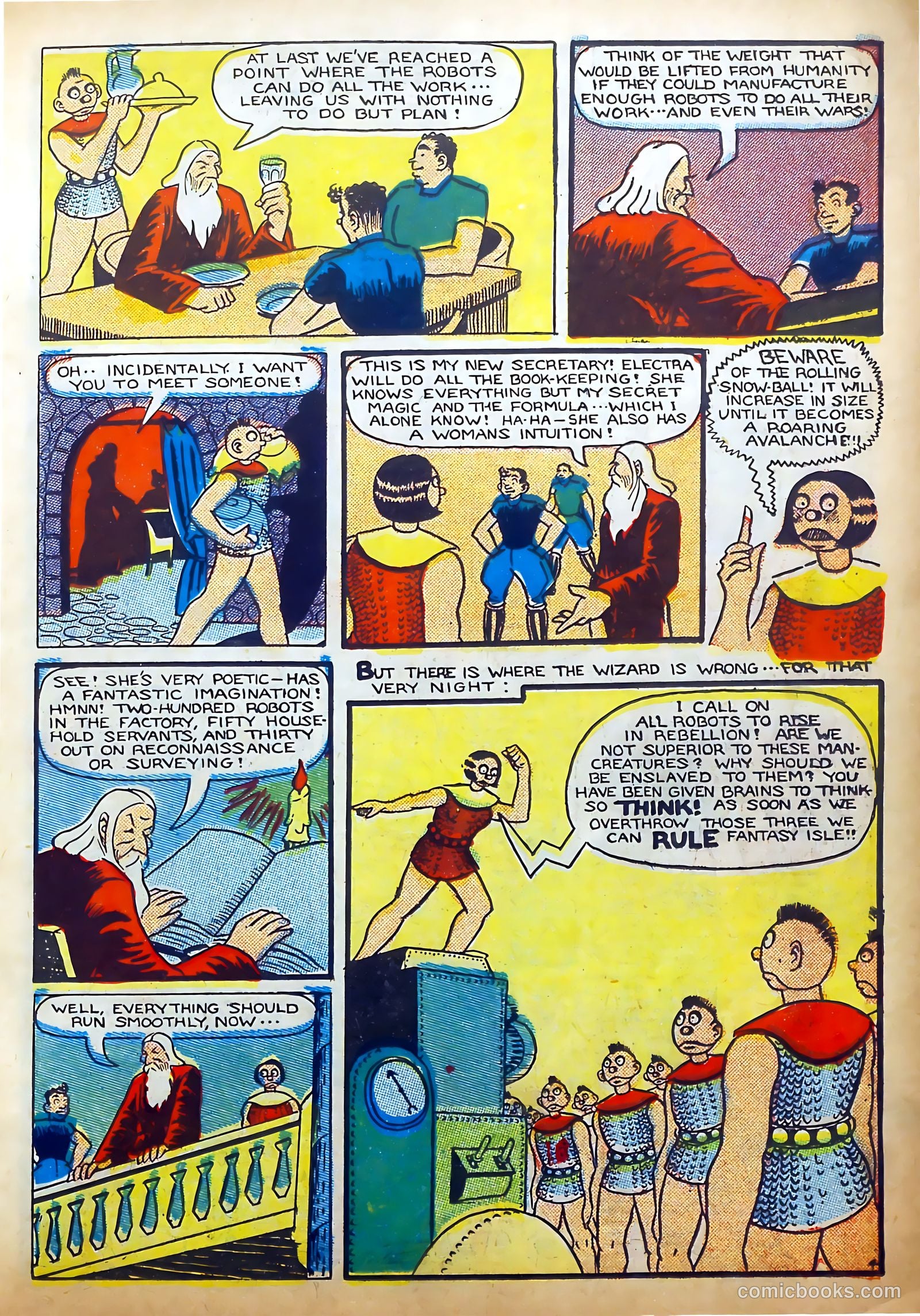 Amazing Mystery Funnies #21 (1940) — page 20 of 61