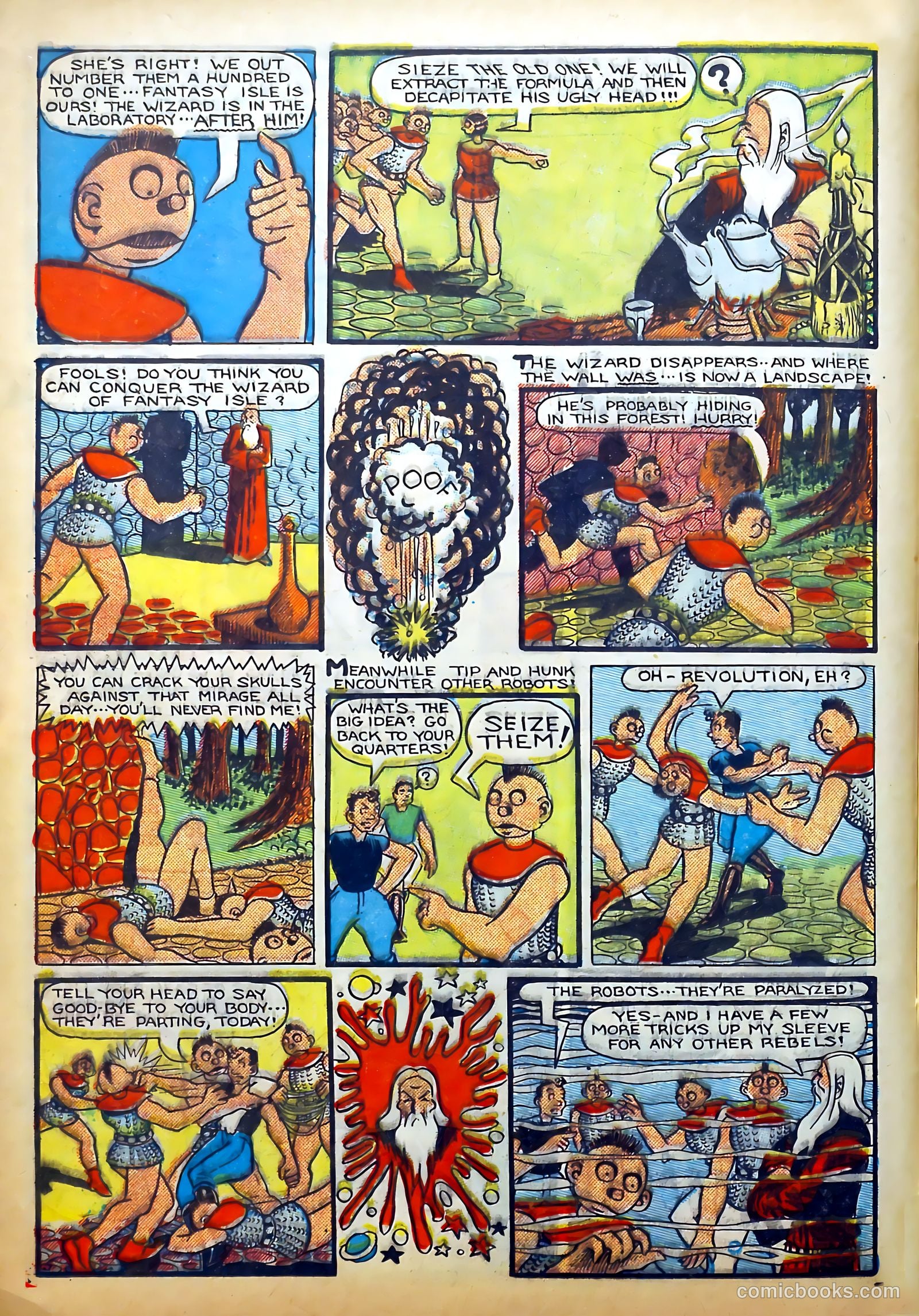 Amazing Mystery Funnies #21 (1940) — page 21 of 61