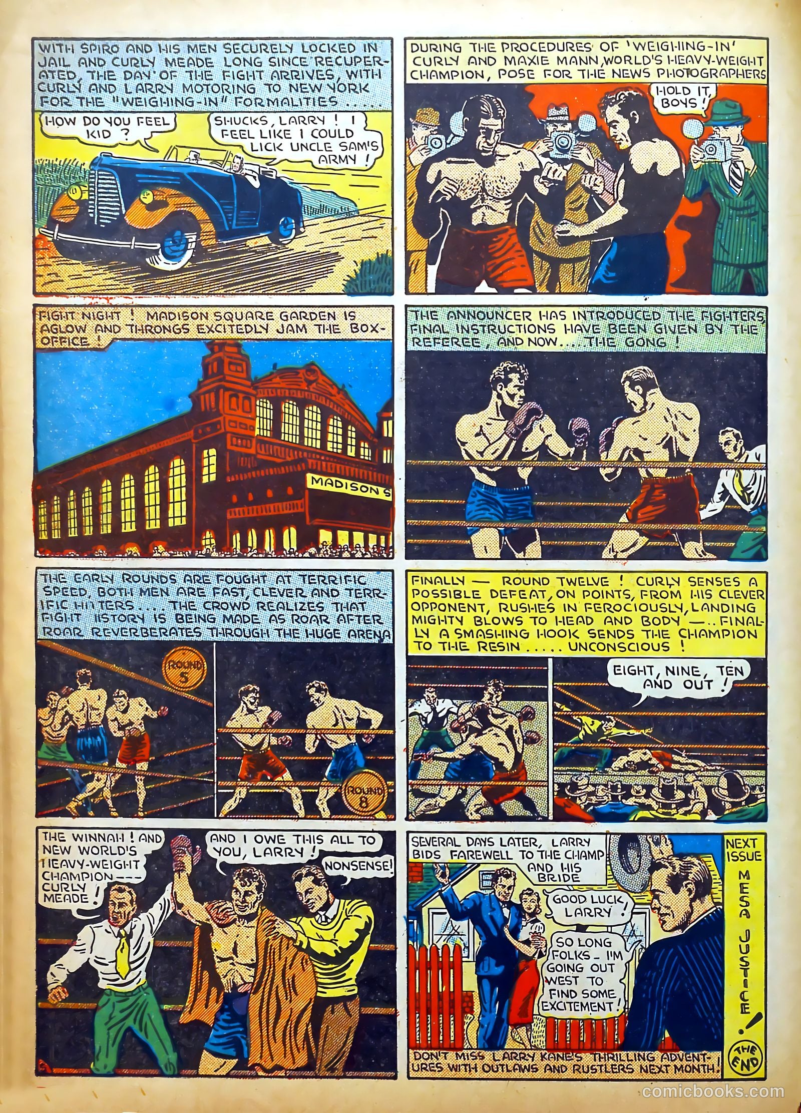 Amazing Mystery Funnies #21 (1940) — page 27 of 61