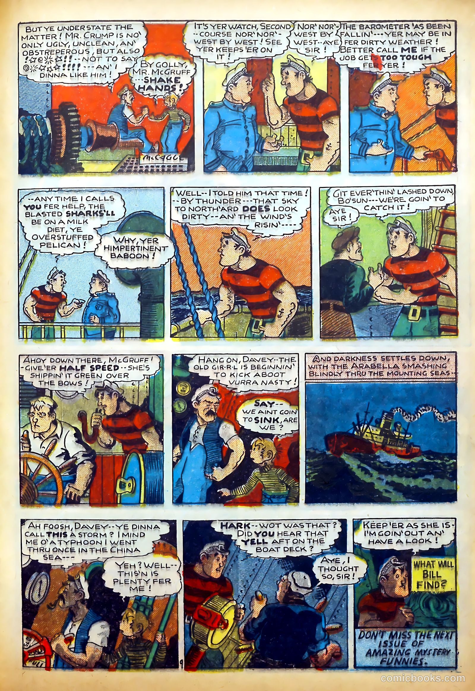 Amazing Mystery Funnies #21 (1940) — page 38 of 61